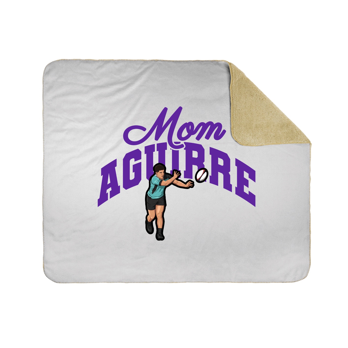 Throw Blanket — Mothers Day Arch in White