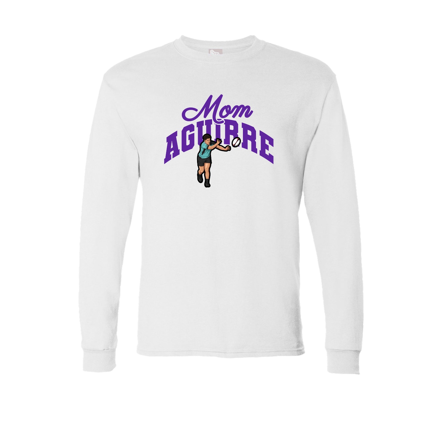 Long Sleeve Tee — Mothers Day Arch in White