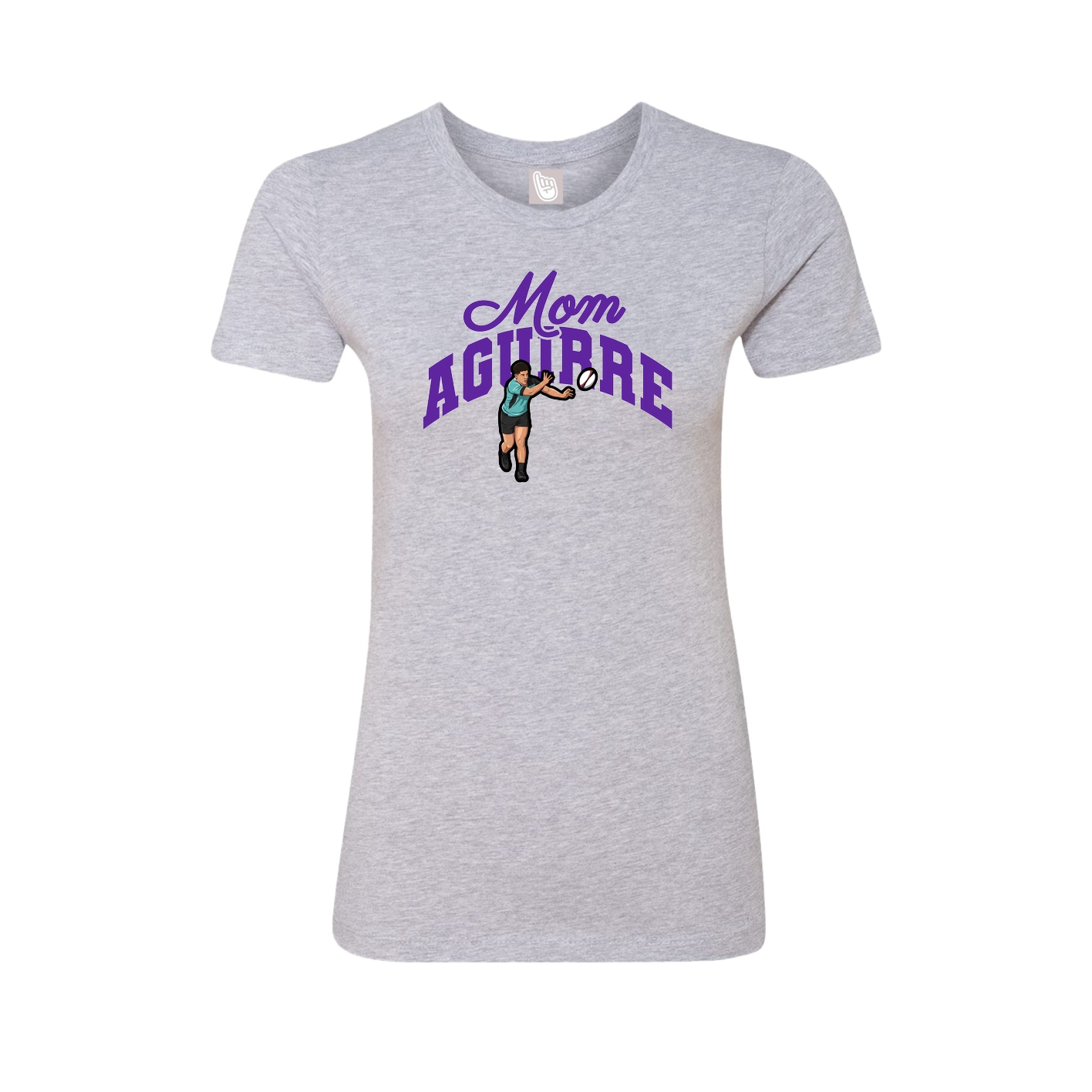 Womens Tee — Mothers Day Arch in Grey