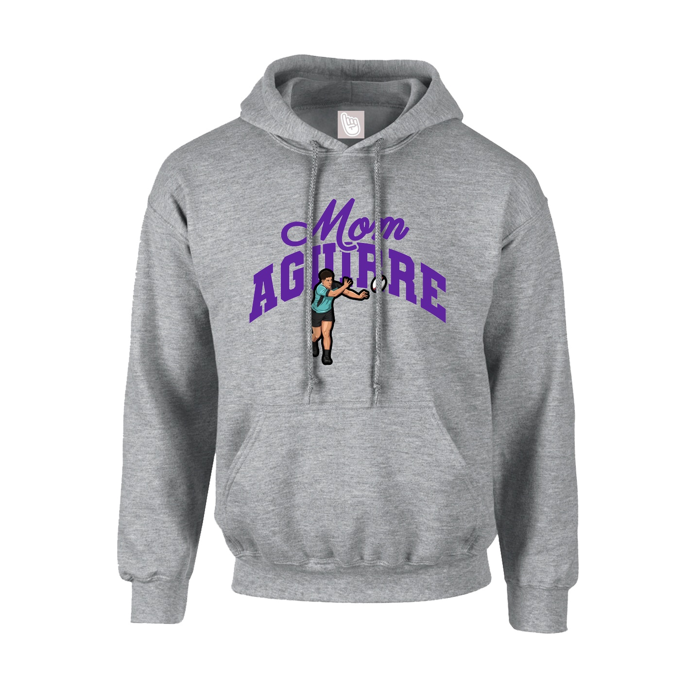 Youth Hoodie — Mothers Day Arch in Grey