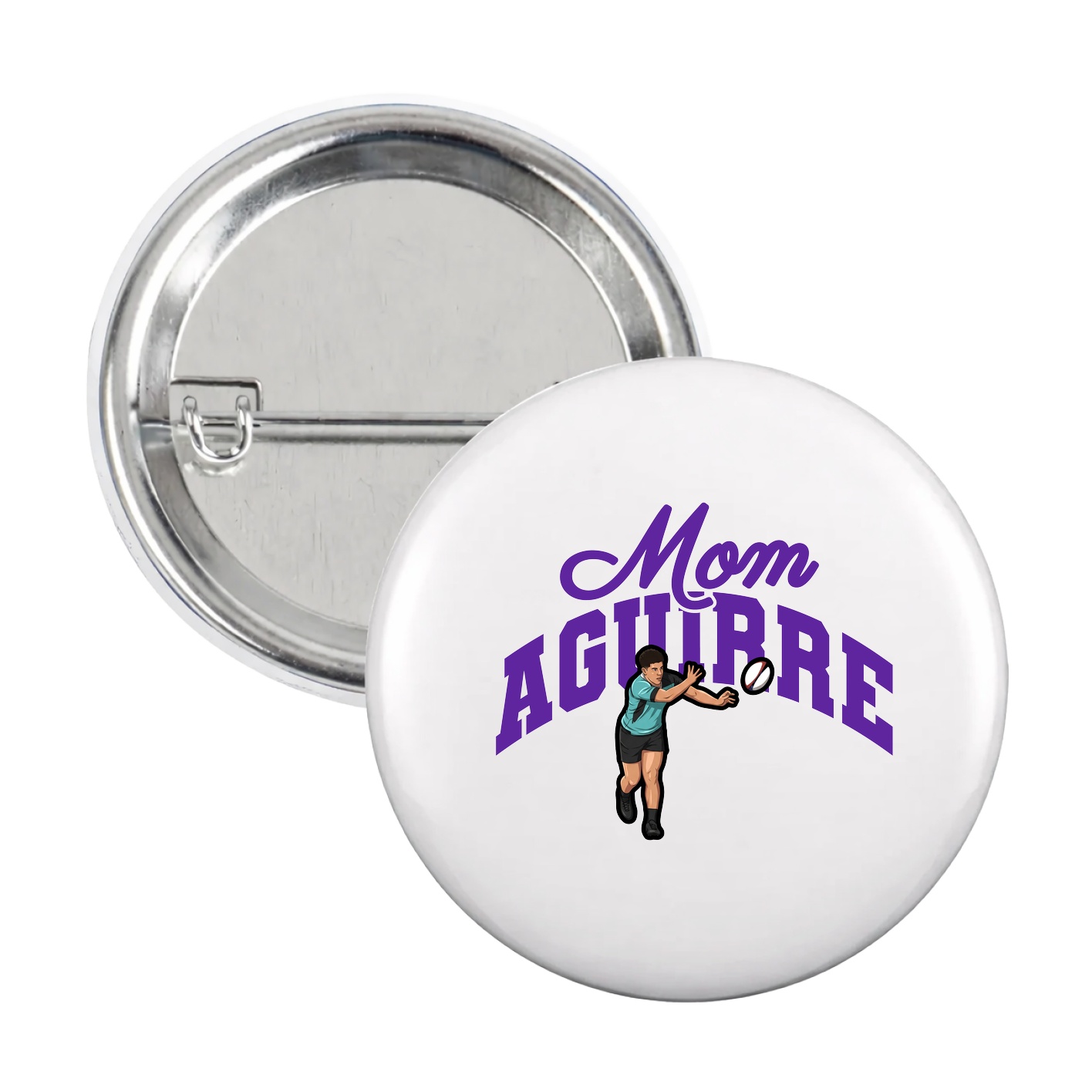 Game Day Button — Mothers Day Arch in White