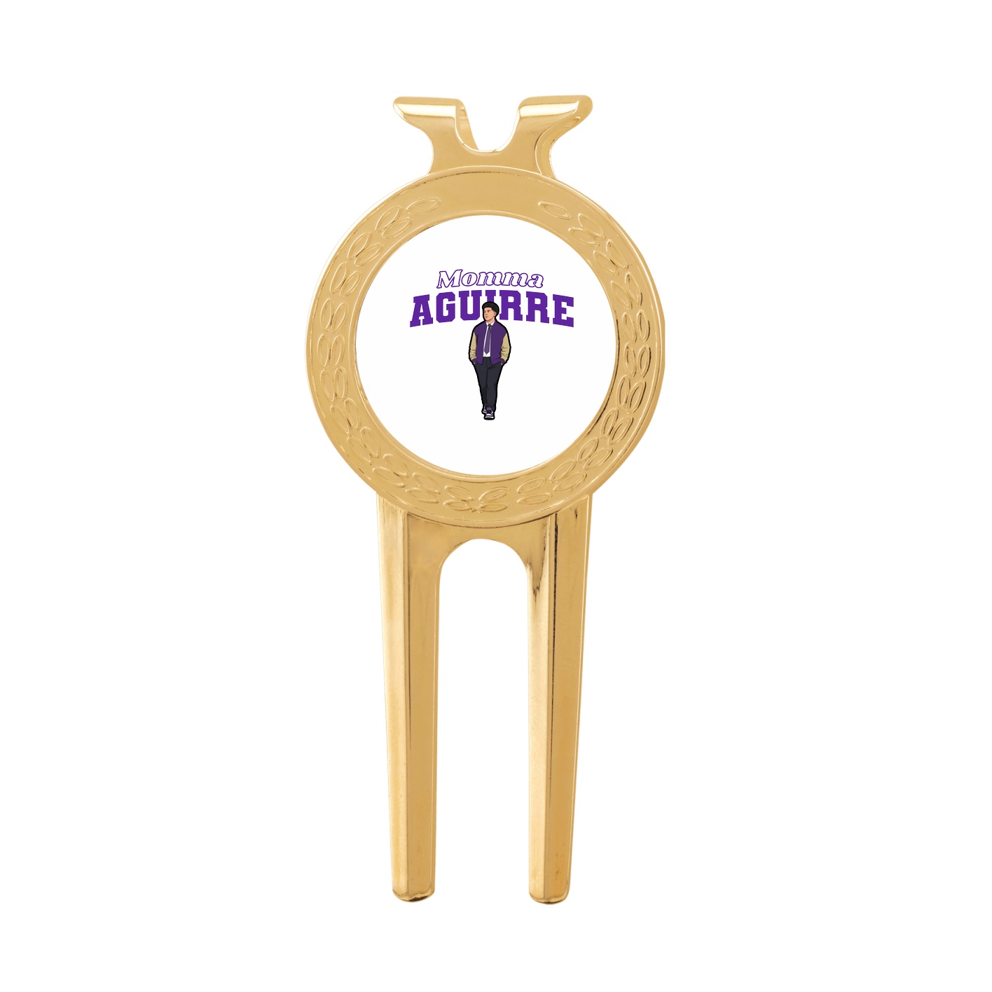 Divot Tool with Ball Marker — Mothers Day Block in Classic