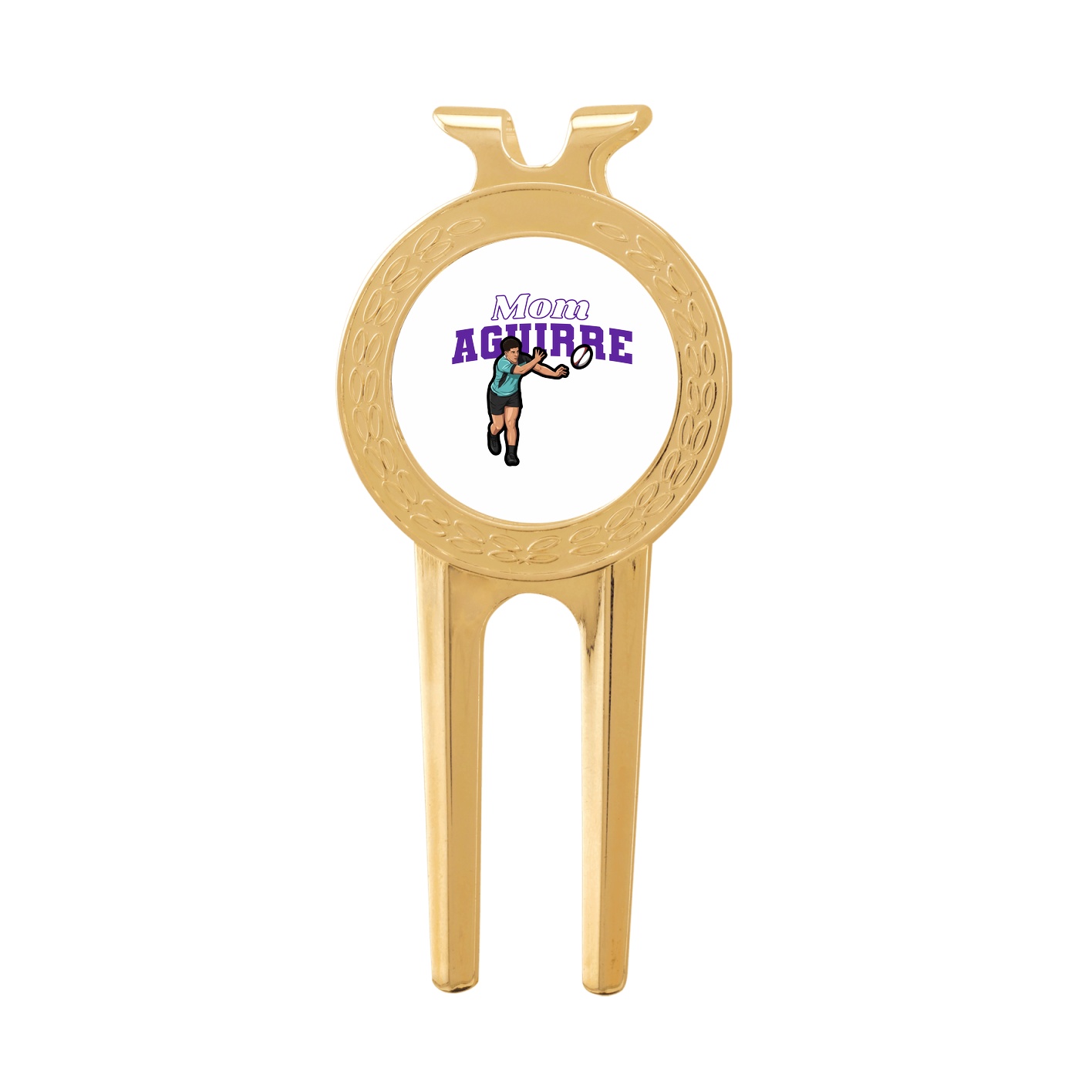 Divot Tool with Ball Marker — Mothers Day Block in Classic
