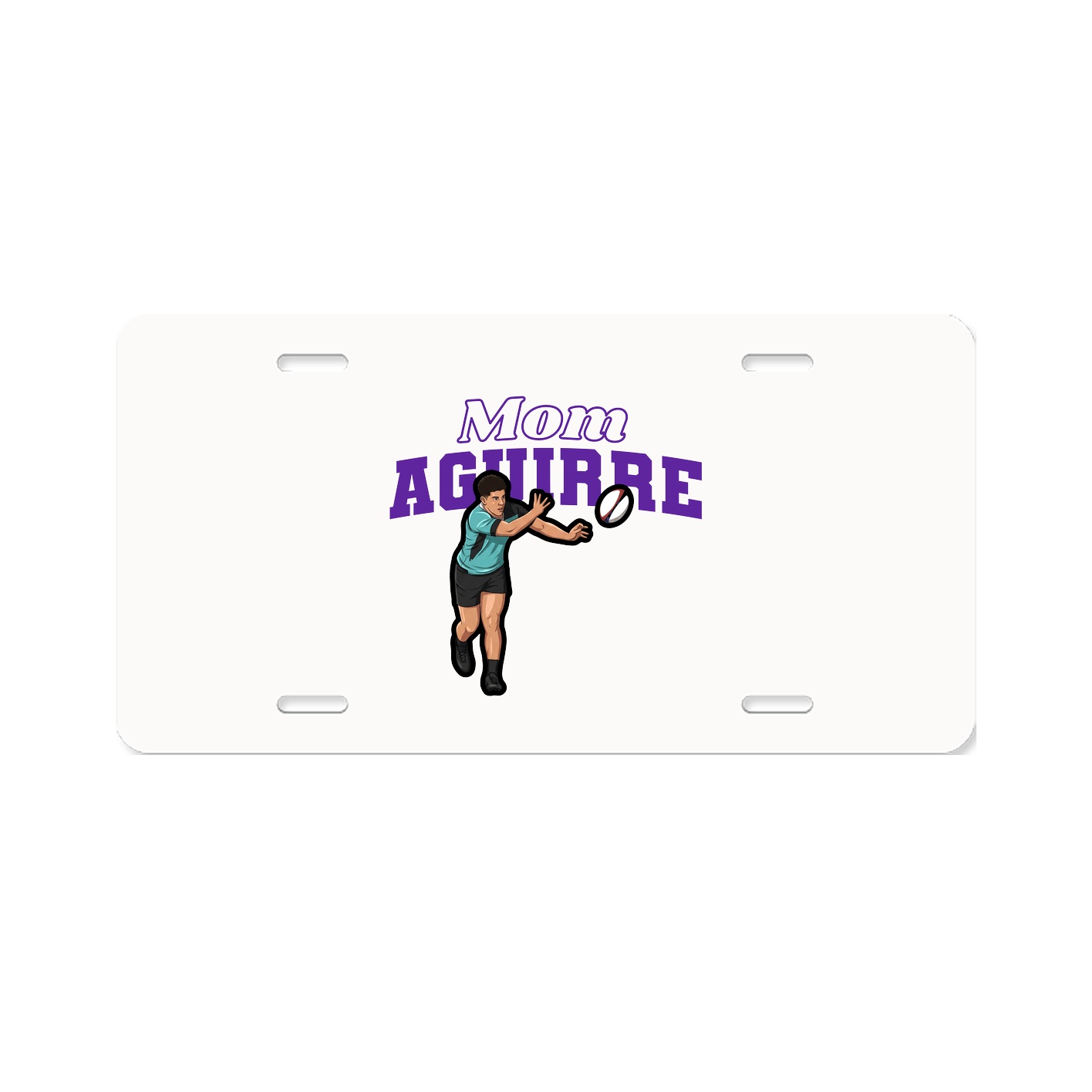 License Plate — Mothers Day Block in Classic