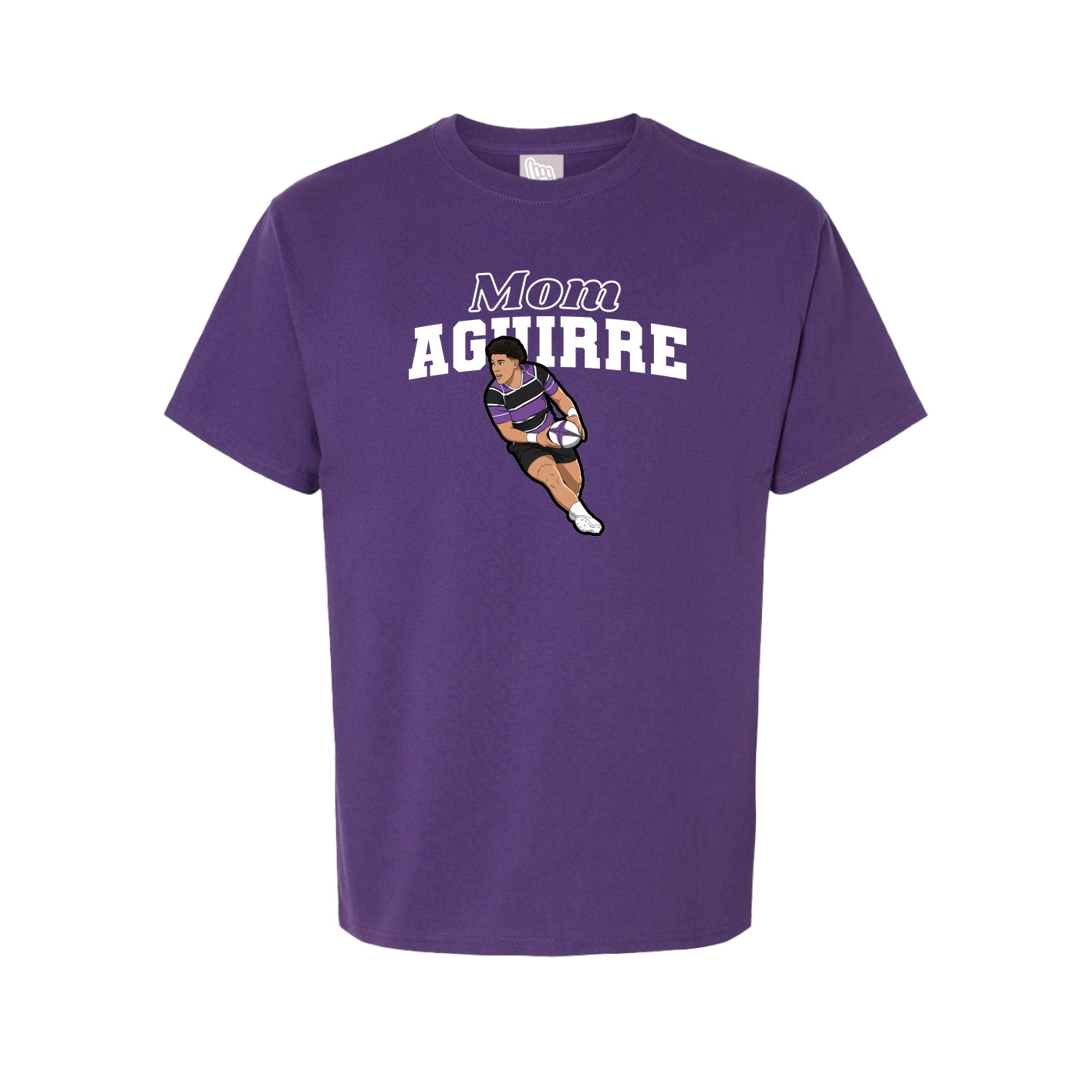 Youth Tee — Mothers Day Block in Purple
