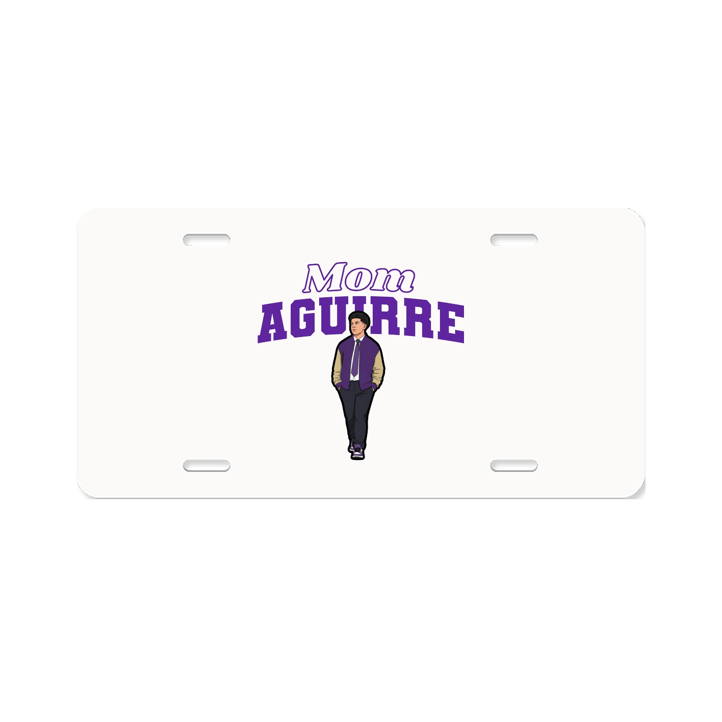 License Plate — Mothers Day Block in Classic