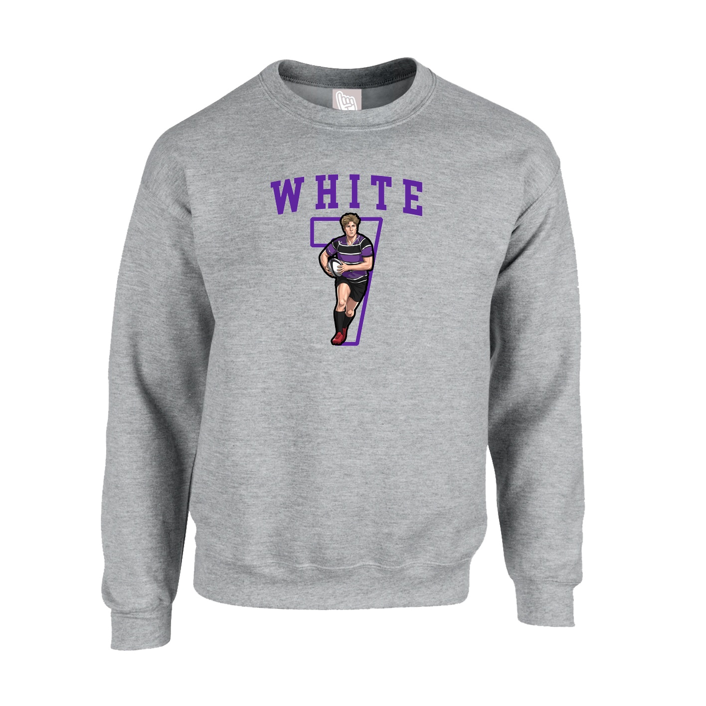 Fleece Crew — Shirsey in Grey