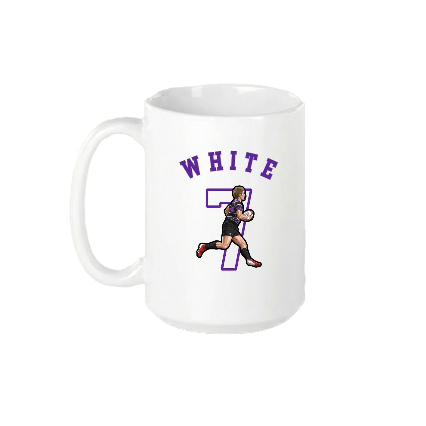 15oz Coffee Mug — Shirsey Arch in White