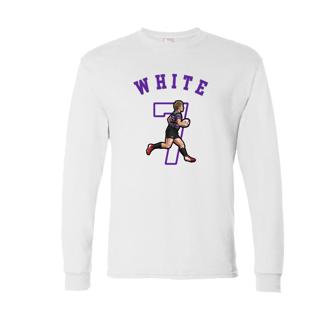 Long Sleeve Tee — Shirsey Arch in White