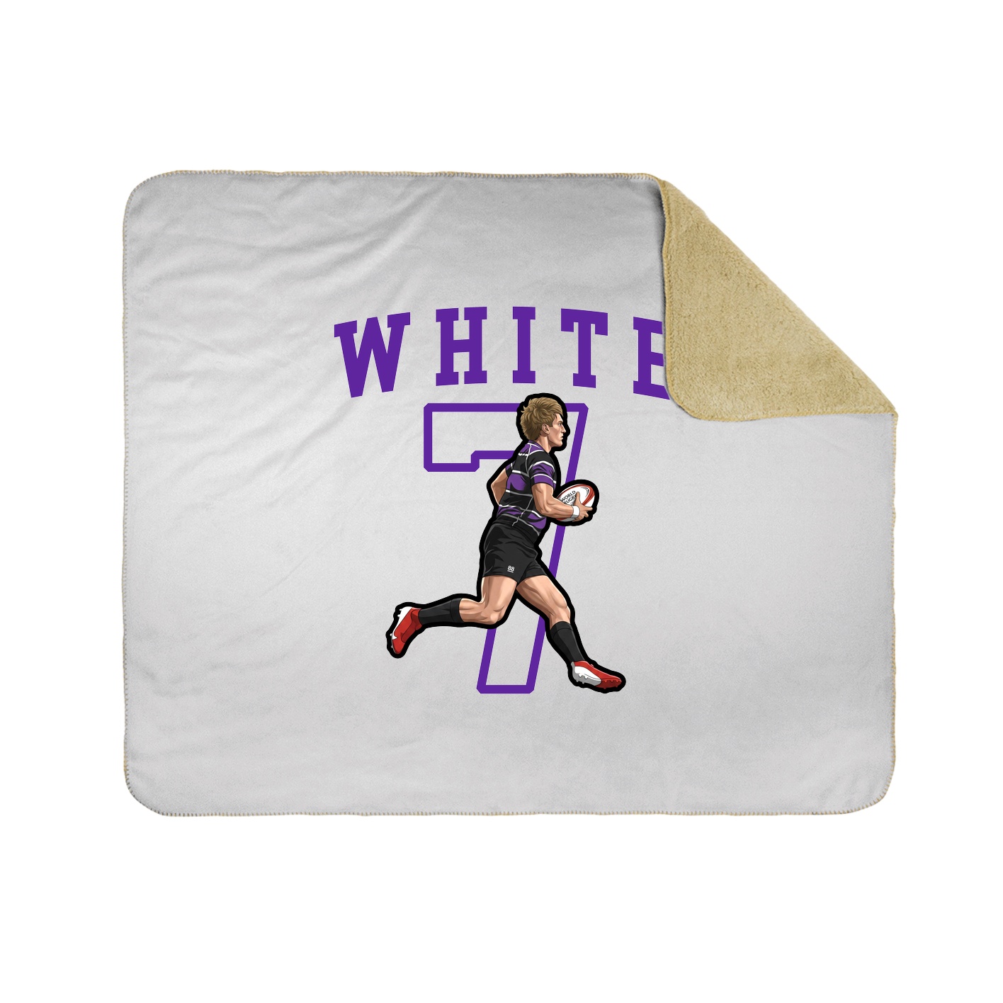 Throw Blanket — Shirsey in White