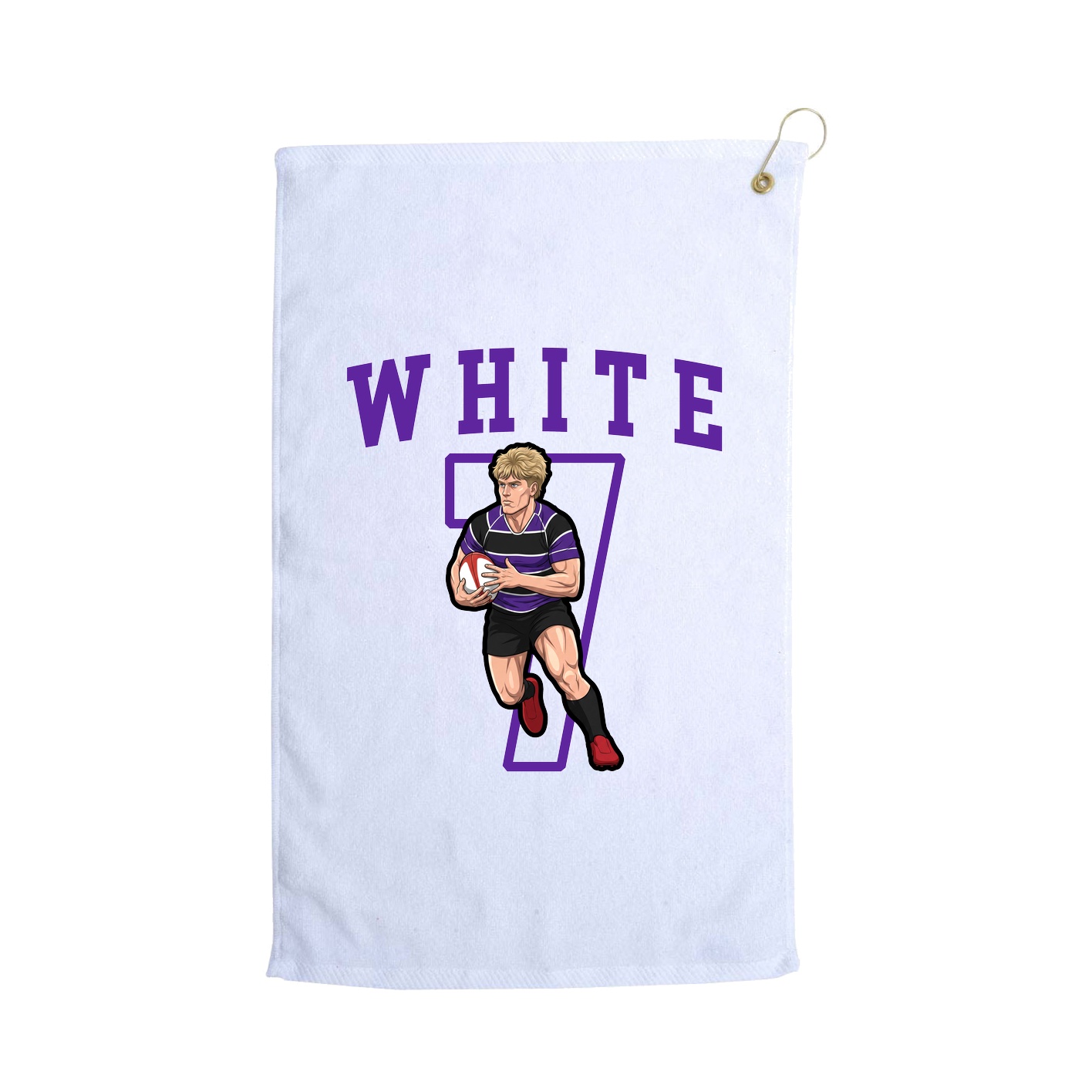 Golf Towel — Shirsey in White