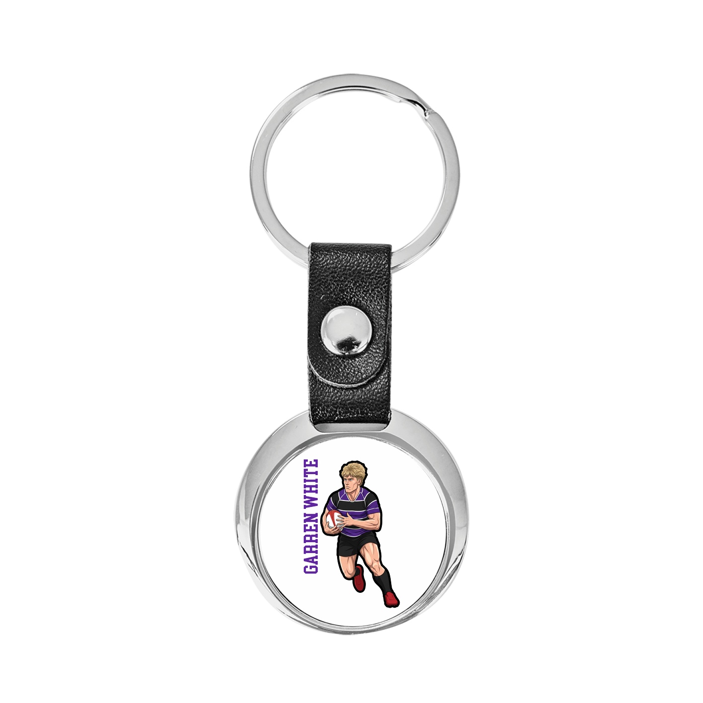 Key Chain — Name Vertical in Classic