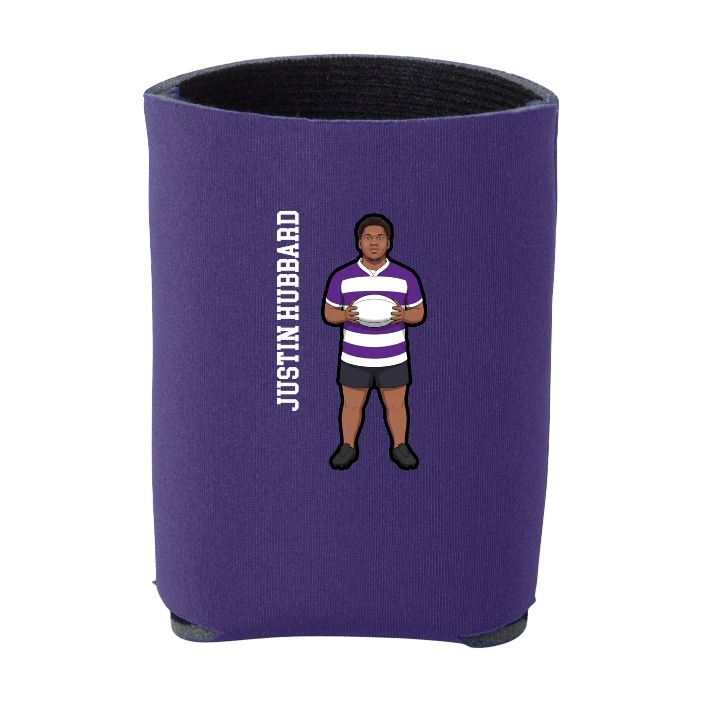 Can Holder — Name Vertical in Purple