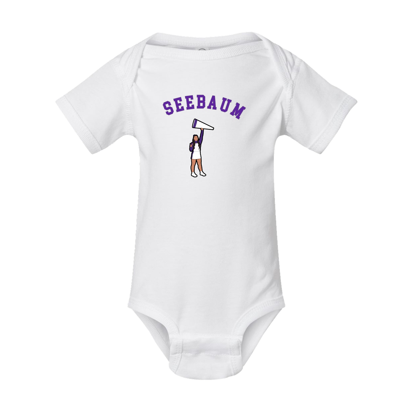 Baby Onesie — Shirsey Arch in White