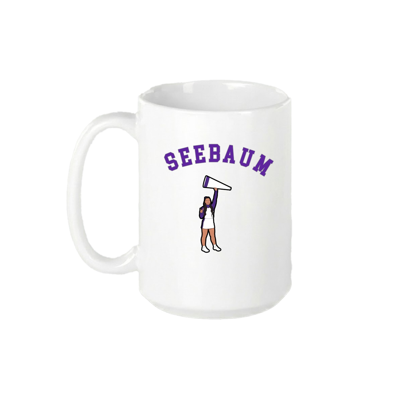 15oz Coffee Mug — Shirsey Arch in White
