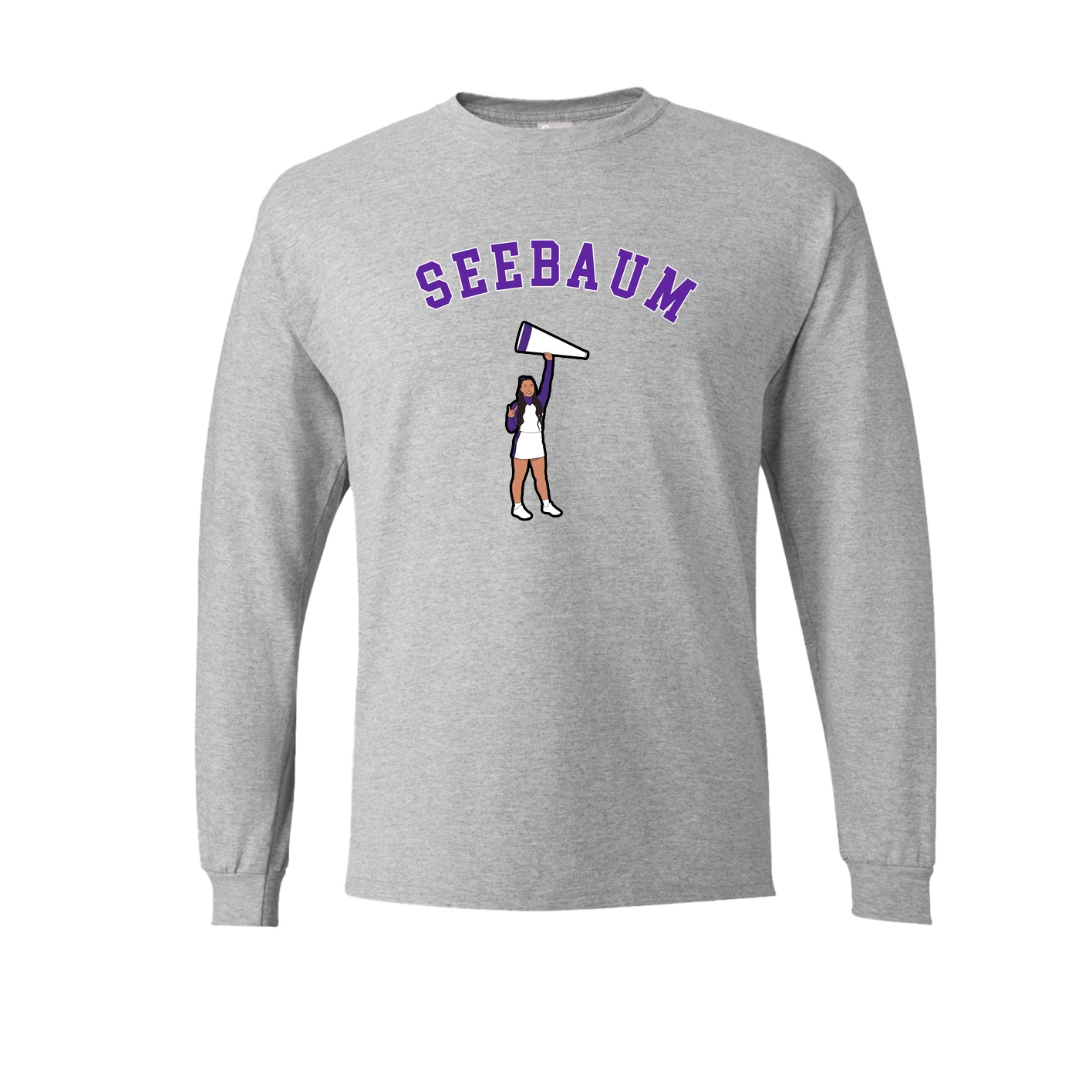 Long Sleeve Tee — Shirsey Arch in Grey