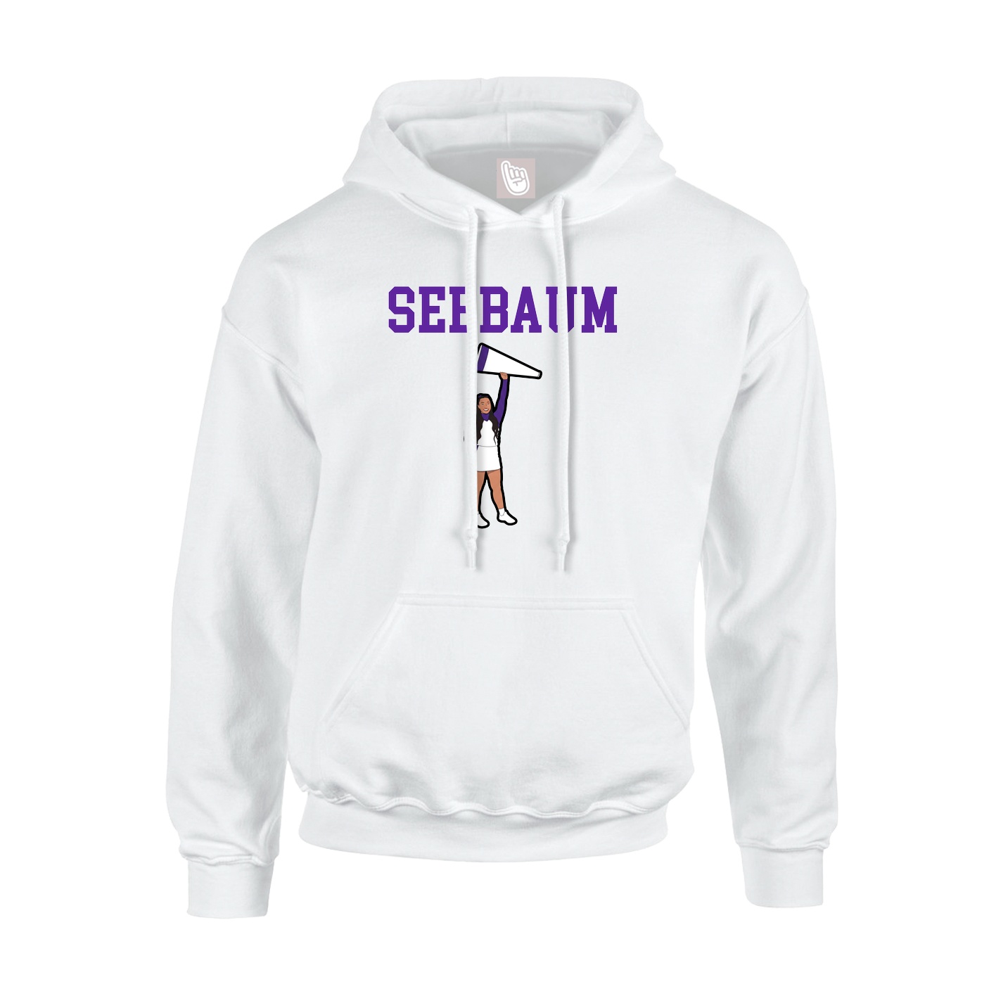 Youth Hoodie — Shirsey in White