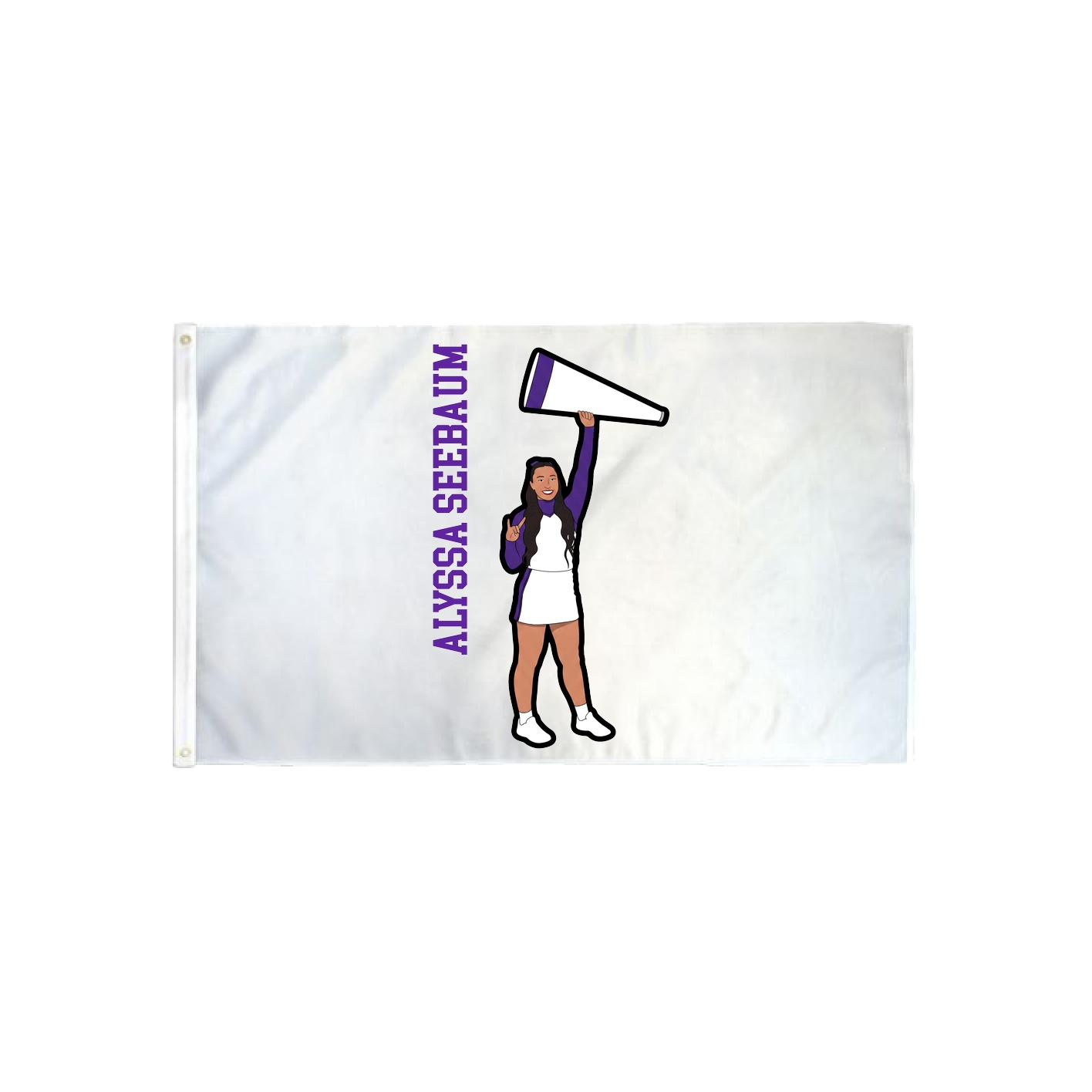 3x5 Flag — Name Vertical in Classic