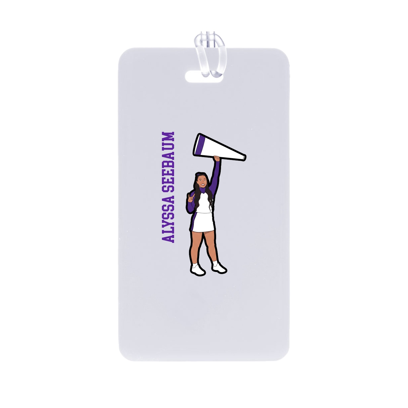 Bag Tag — Name Vertical in Classic