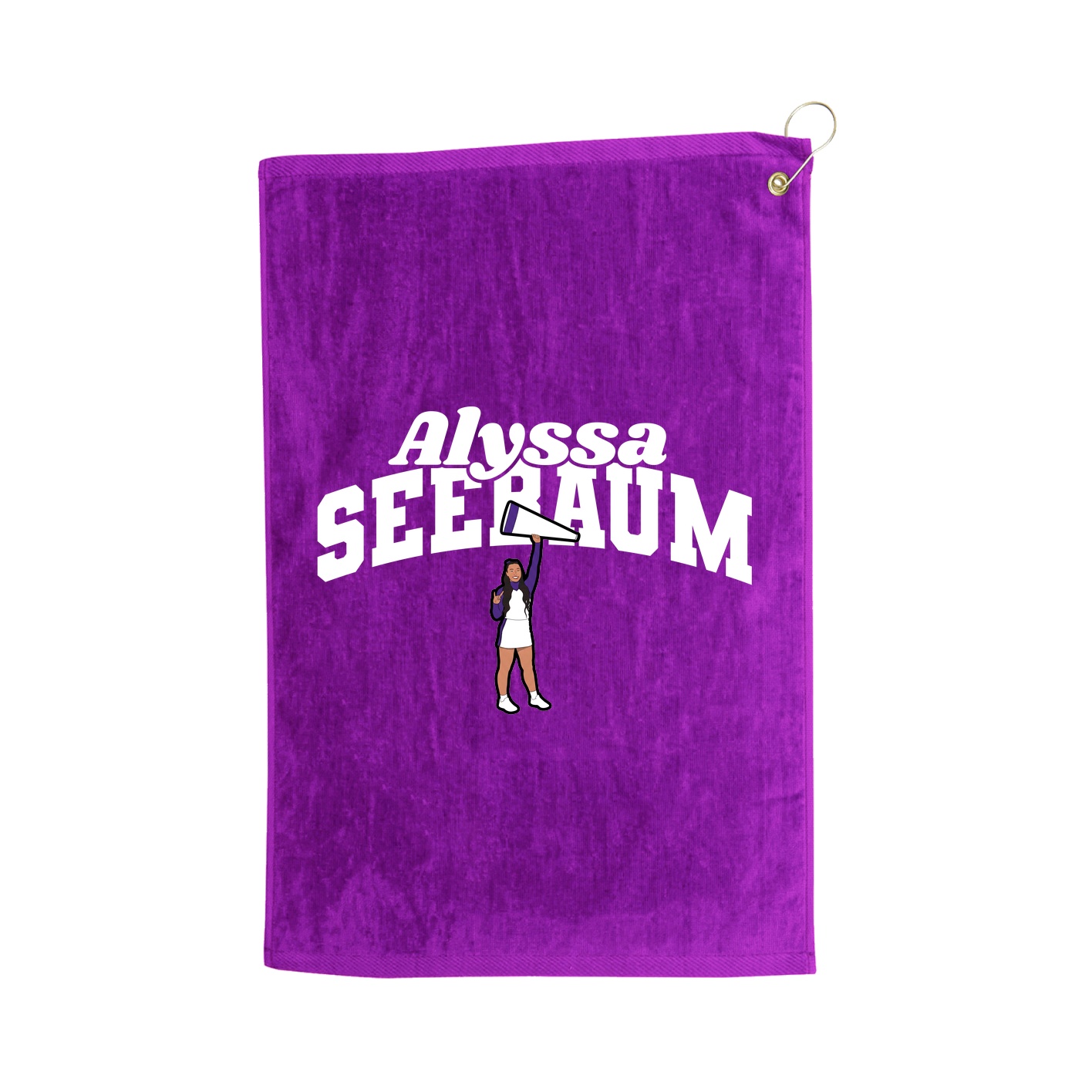 Golf Towel — Signature Arch in Purple