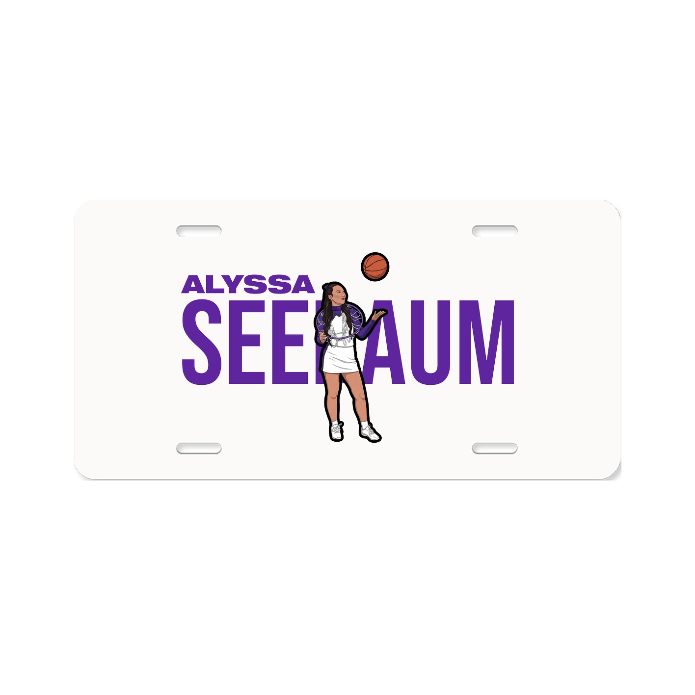 License Plate — Player Name in Classic
