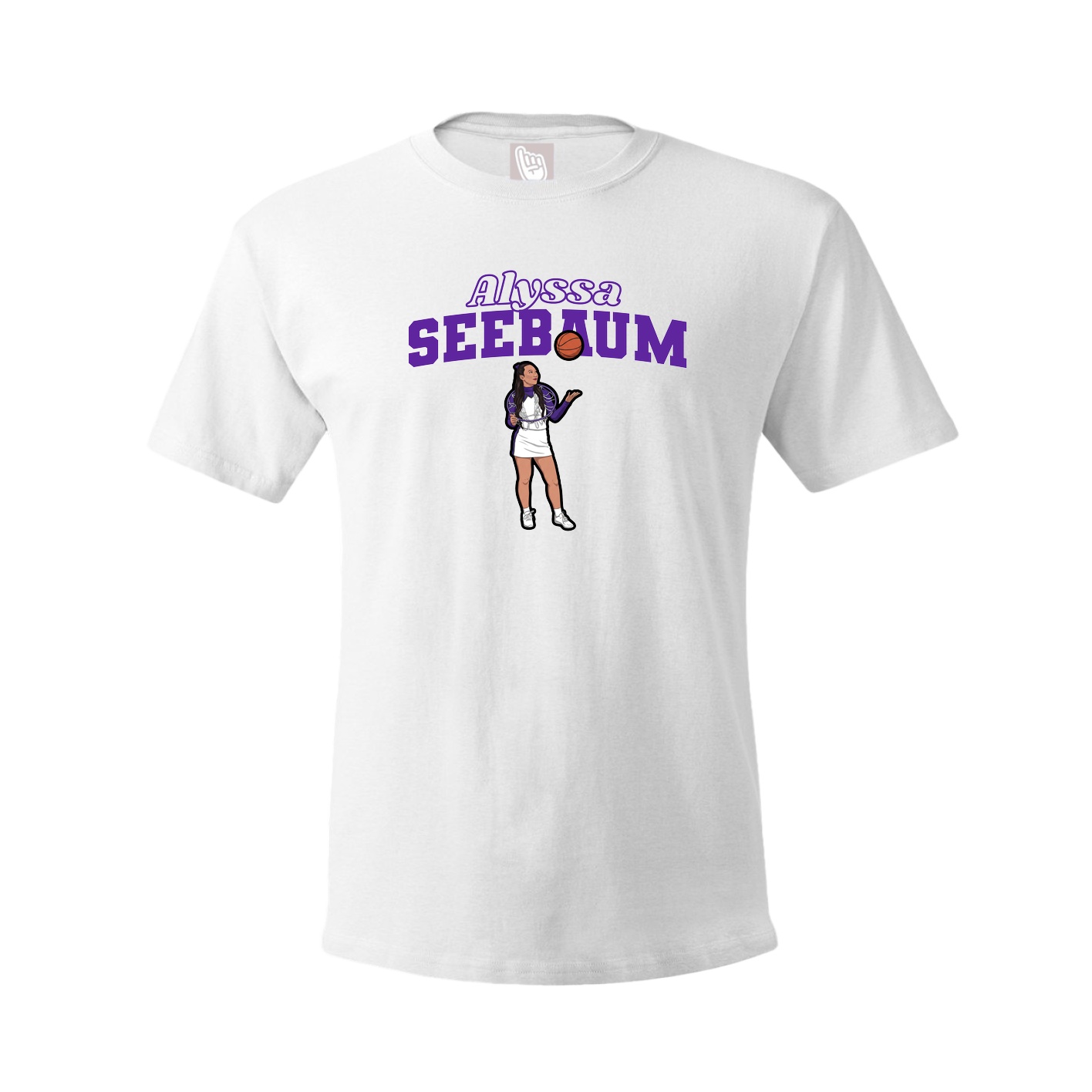Tee — Name Arch in White