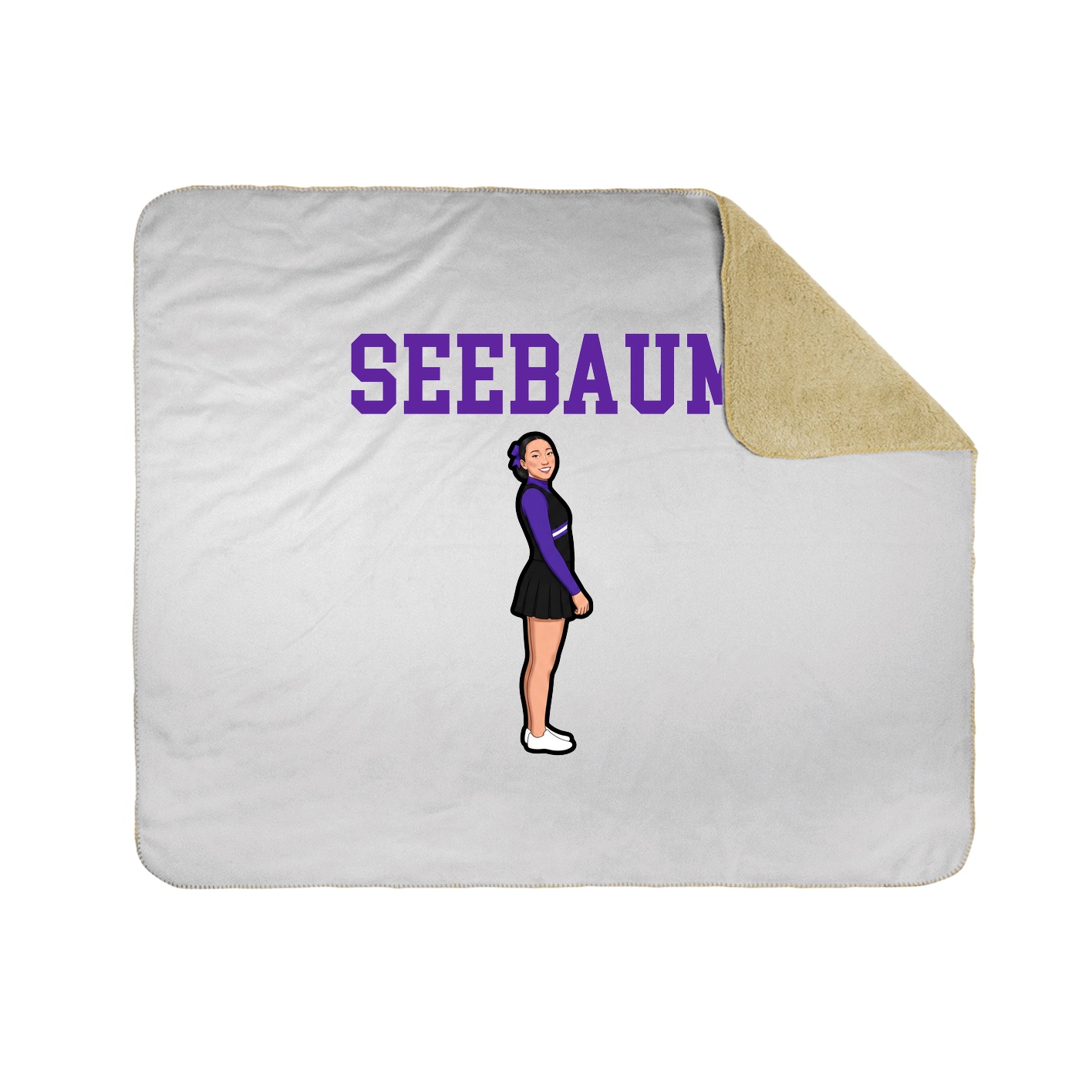 Throw Blanket — Shirsey in White