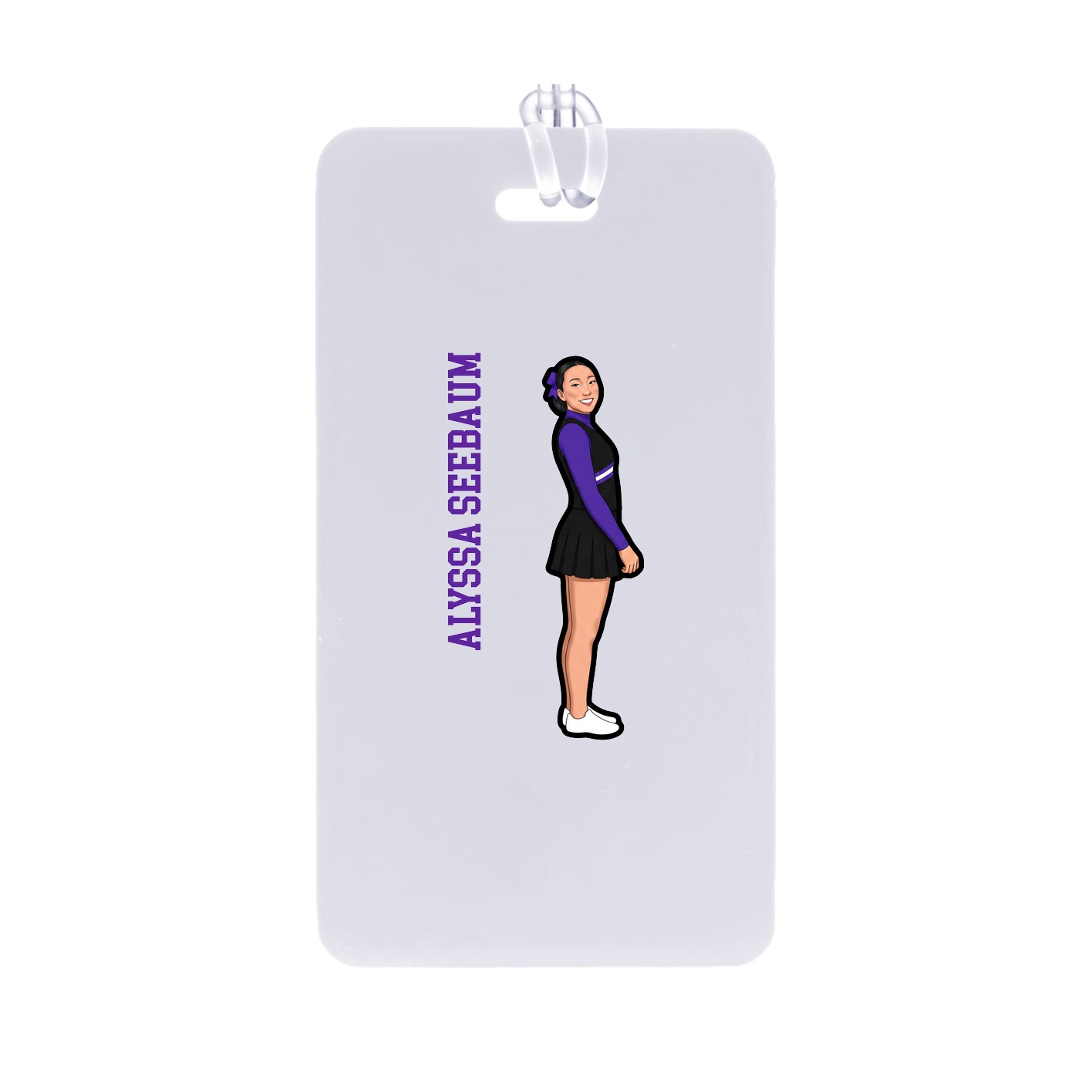 Bag Tag — Name Vertical in Classic