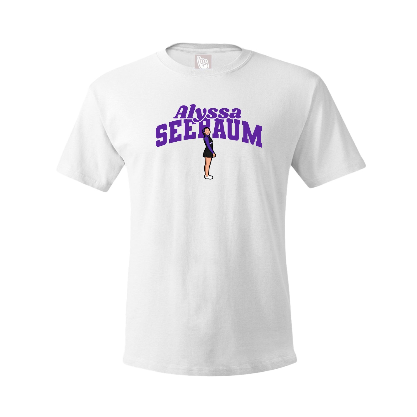 Youth Tee — Signature Arch in White