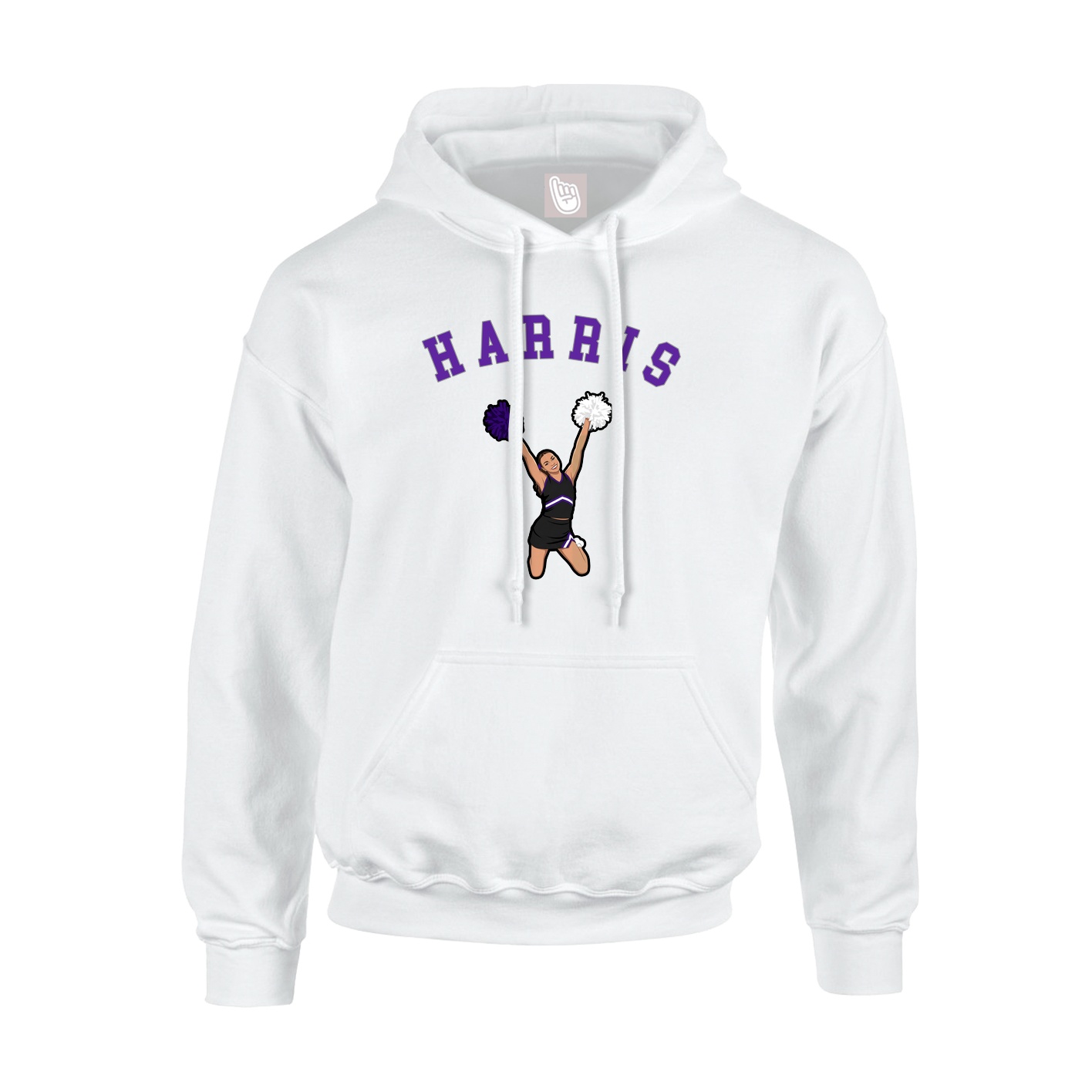 Hoodie — Shirsey Arch in White