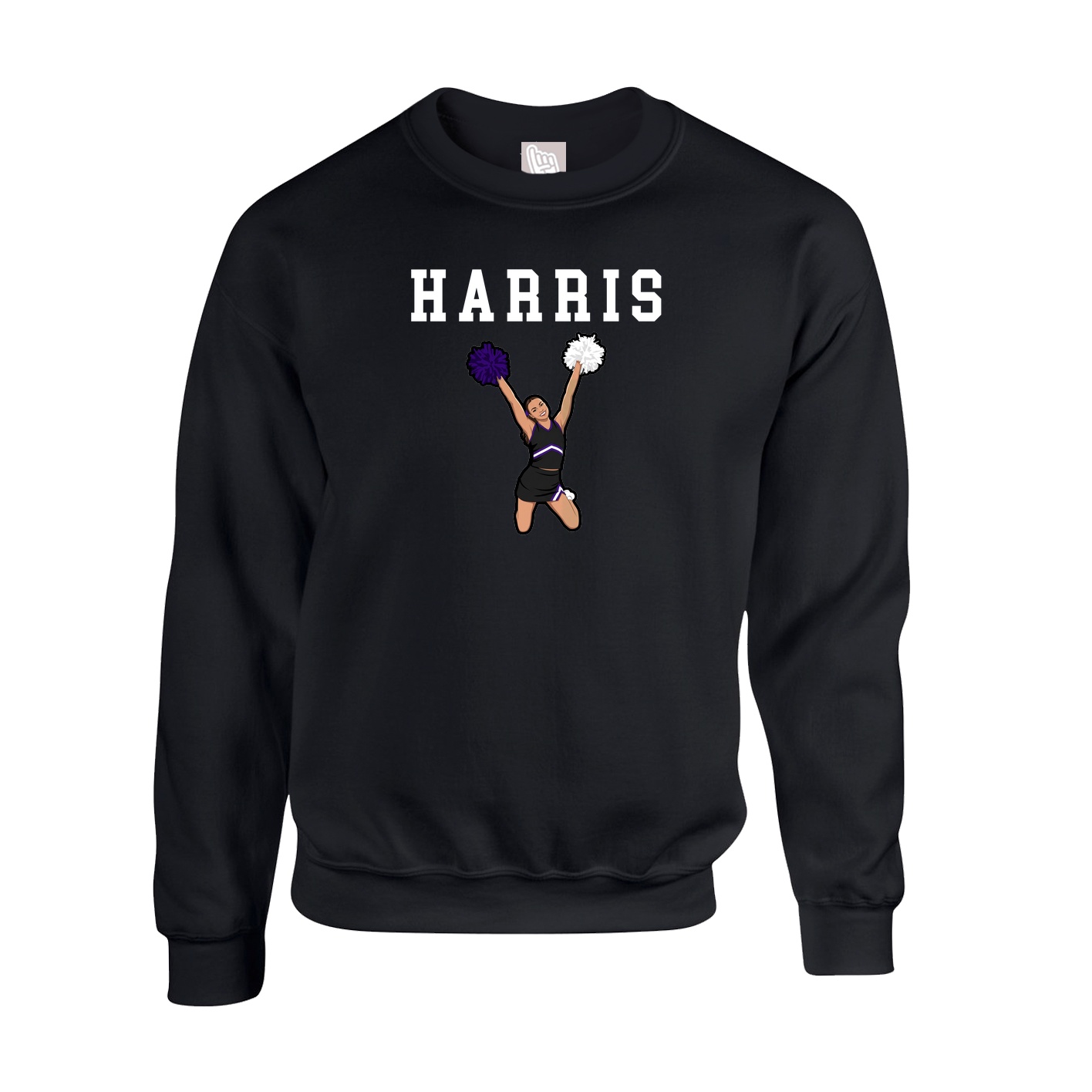 Fleece Crew — Shirsey in Black