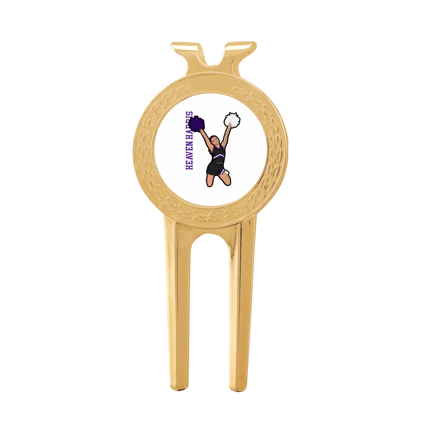 Divot Tool with Ball Marker — Name Vertical in Classic