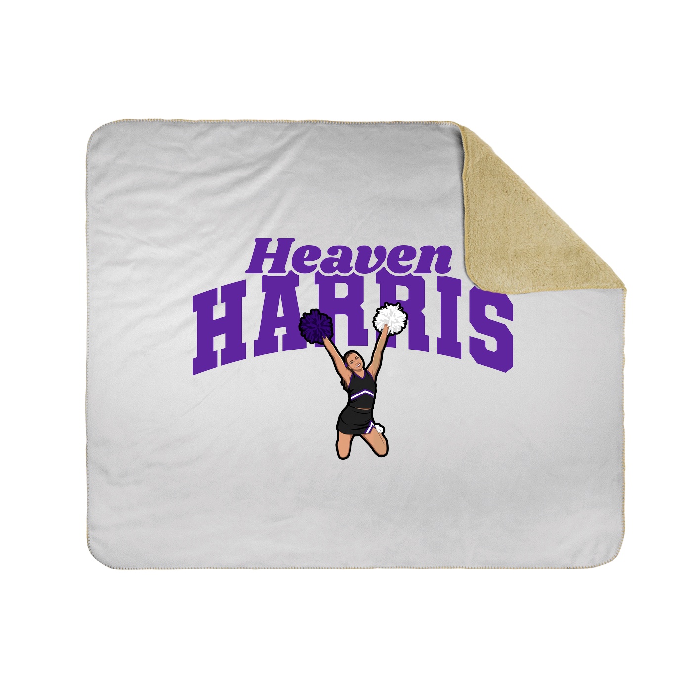 Throw Blanket — Signature Arch in White