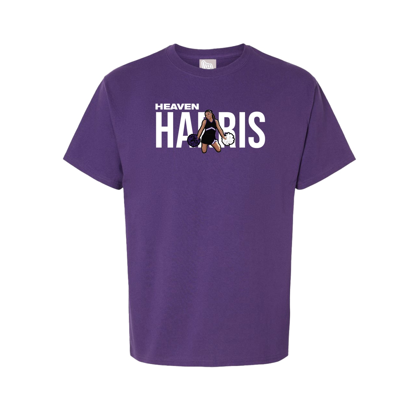Youth Tee — Player Name in Purple