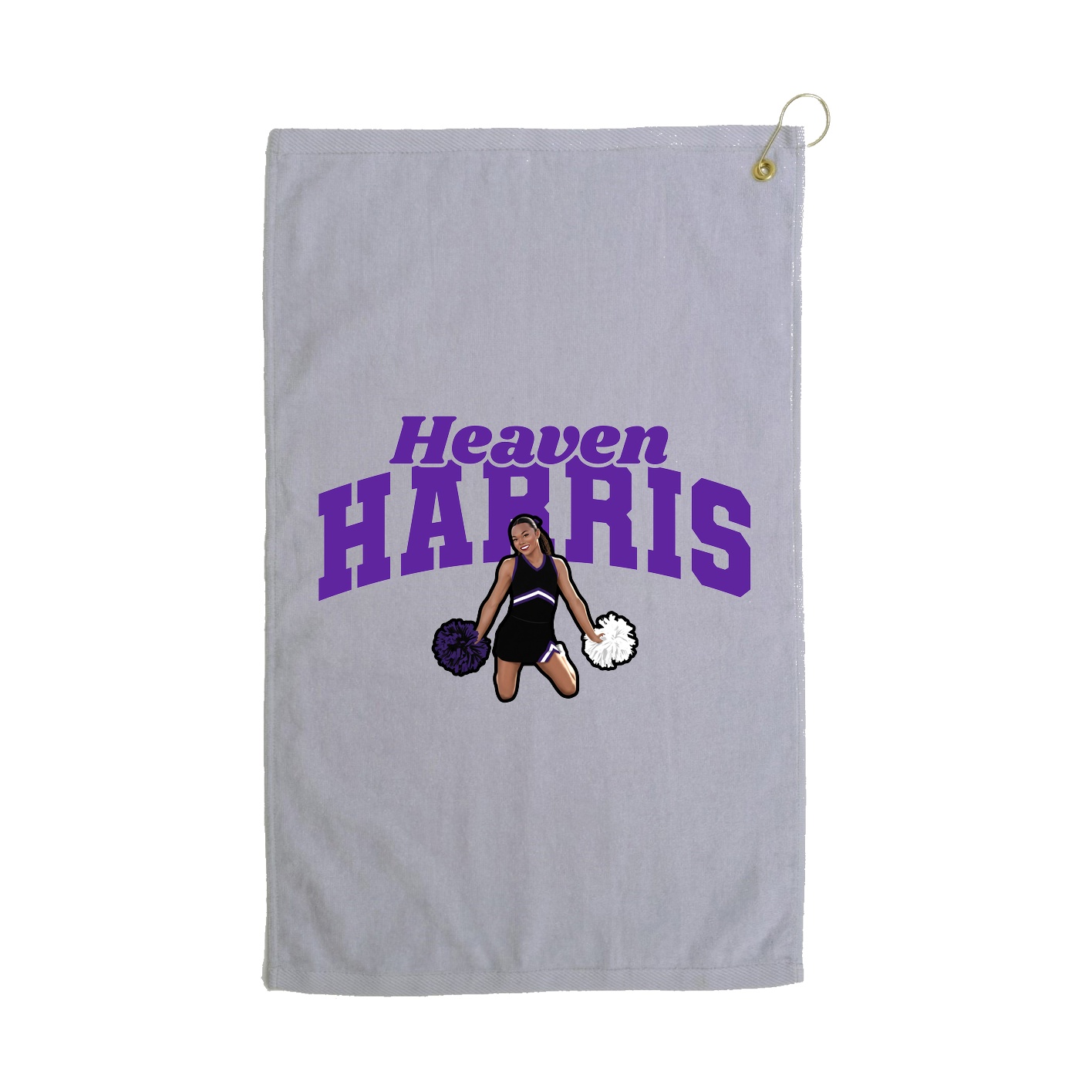 Golf Towel — Signature Arch in Grey