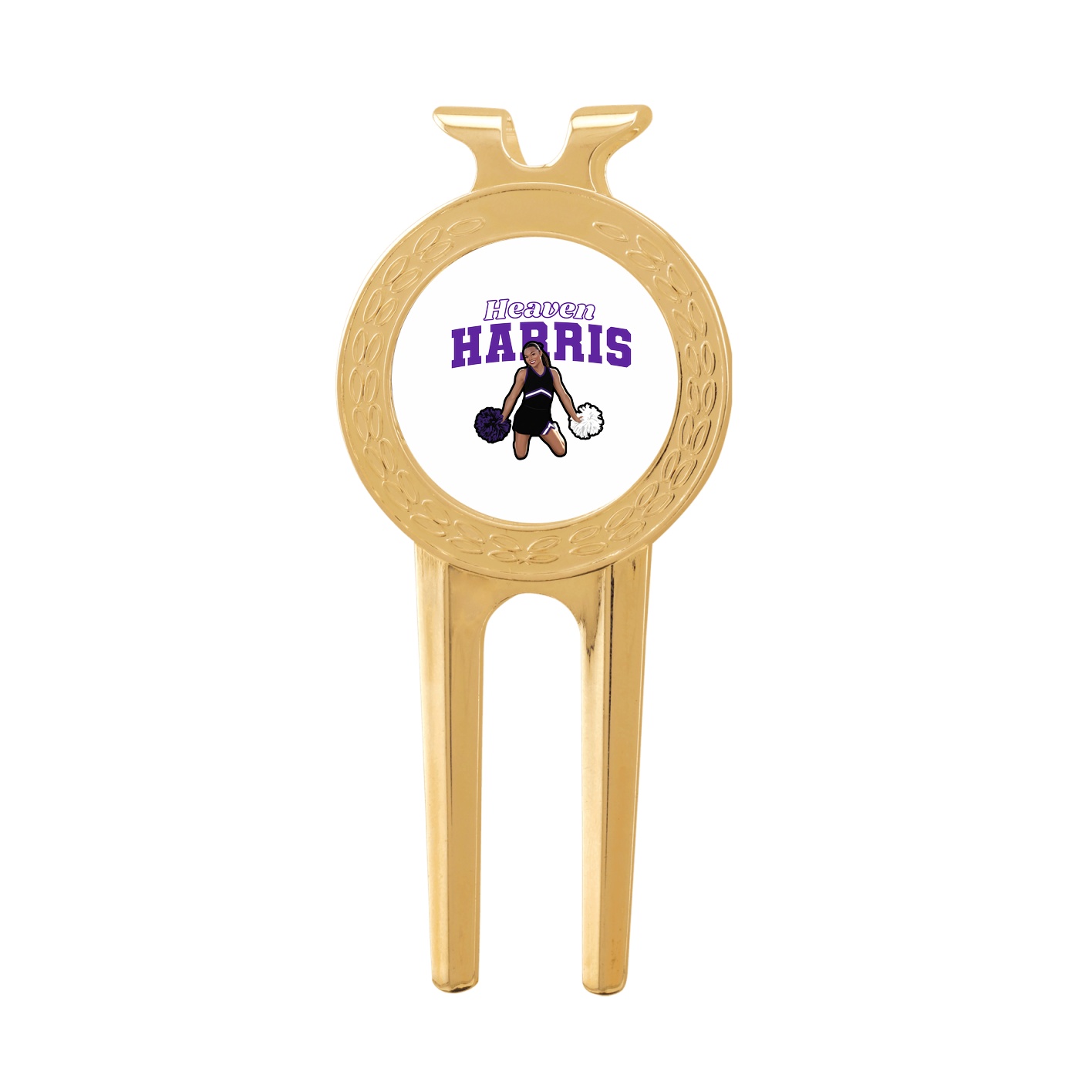 Divot Tool with Ball Marker — Name Arch in Classic