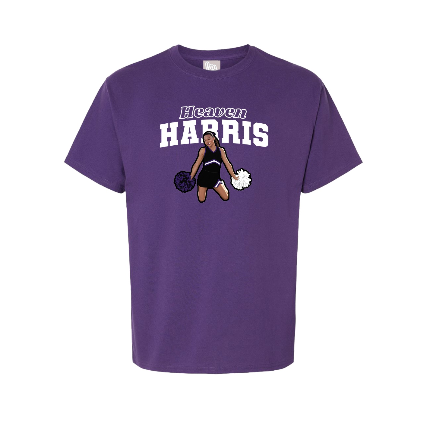 Youth Tee — Name Arch in Purple