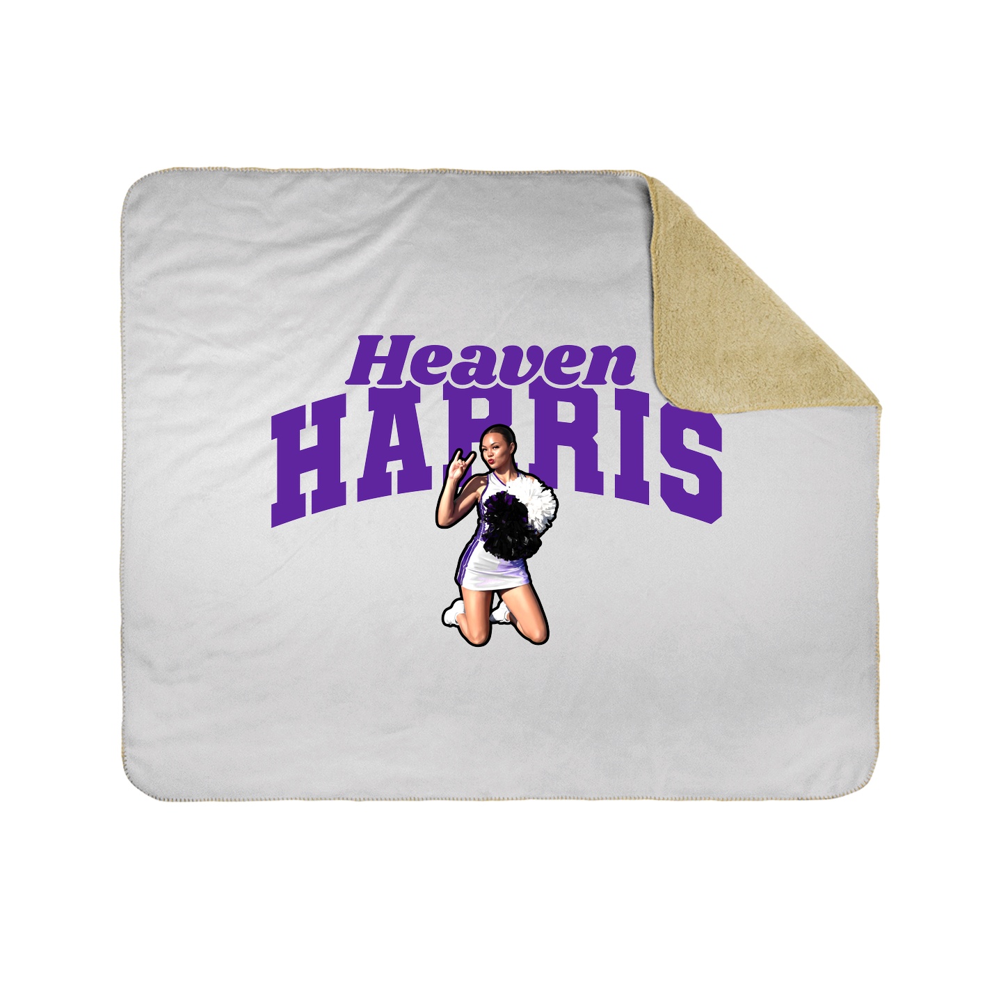 Throw Blanket — Signature Arch in White