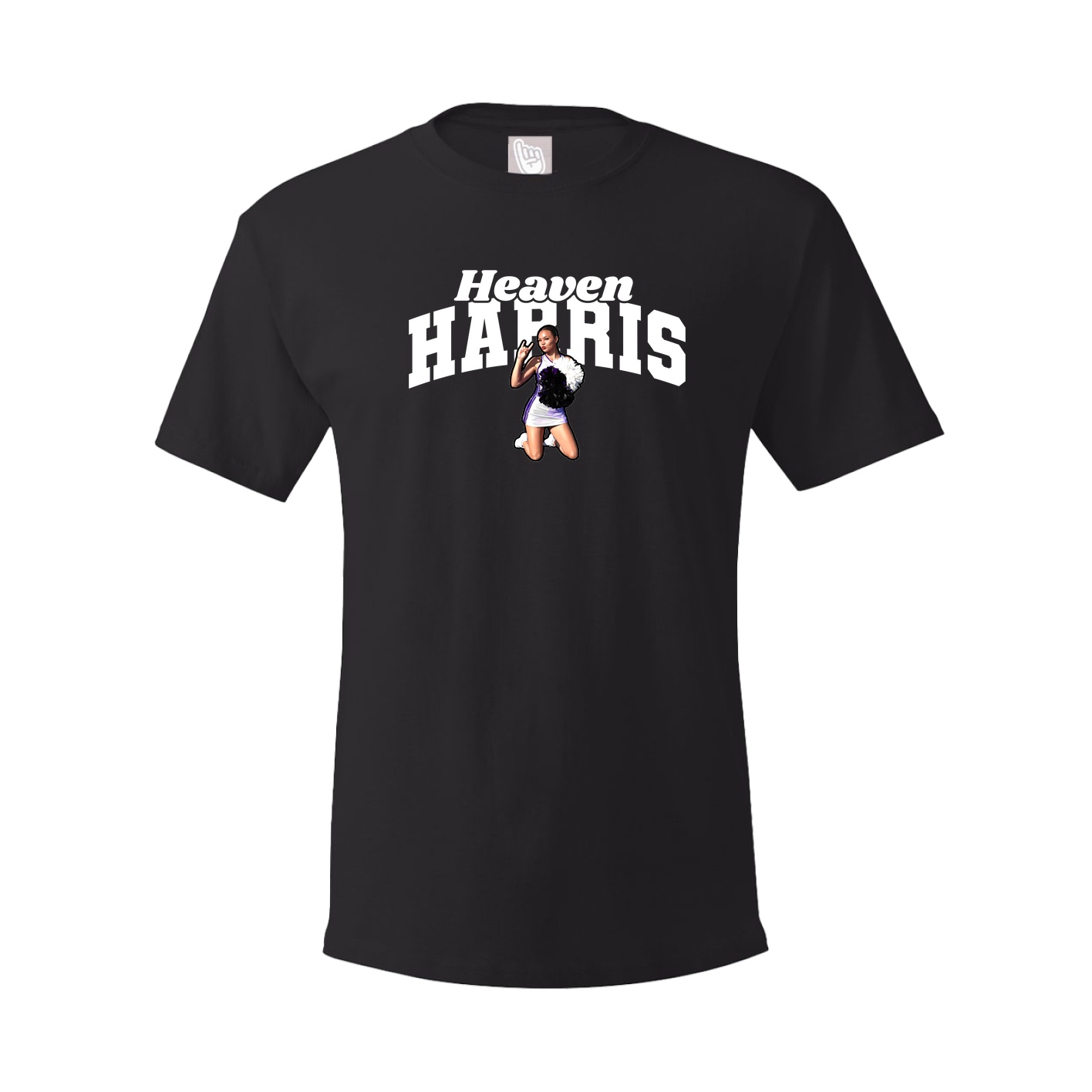 Youth Tee — Signature Arch in Black