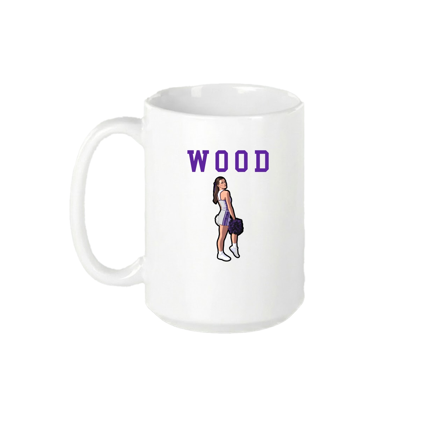 15oz Coffee Mug — Shirsey in White