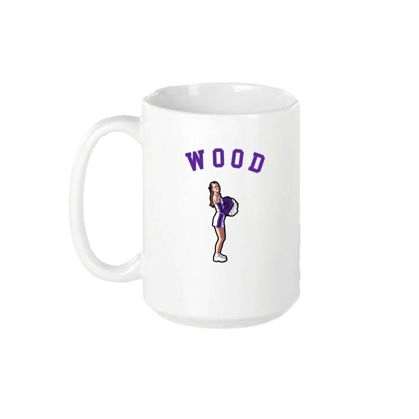 15oz Coffee Mug — Shirsey Arch in White