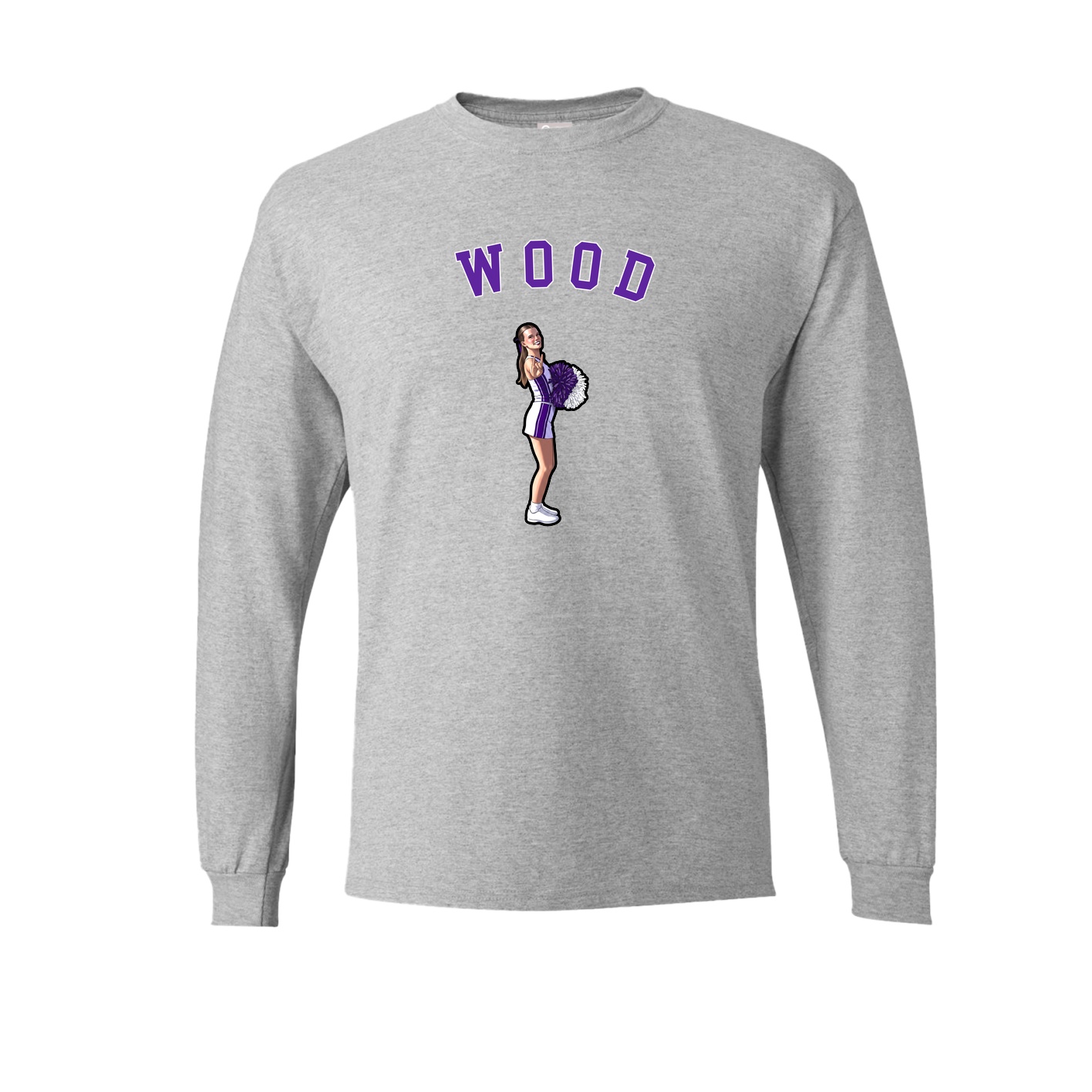 Long Sleeve Tee — Shirsey Arch in Grey