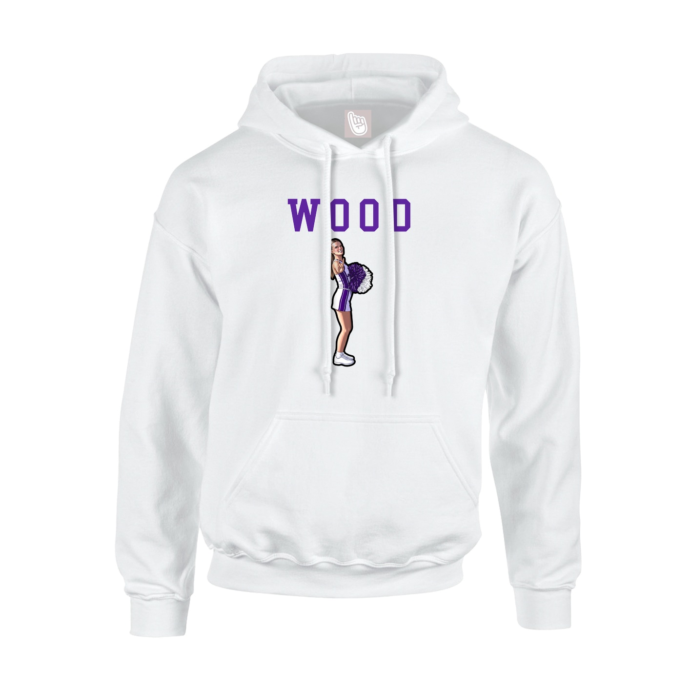 Youth Hoodie — Shirsey in White