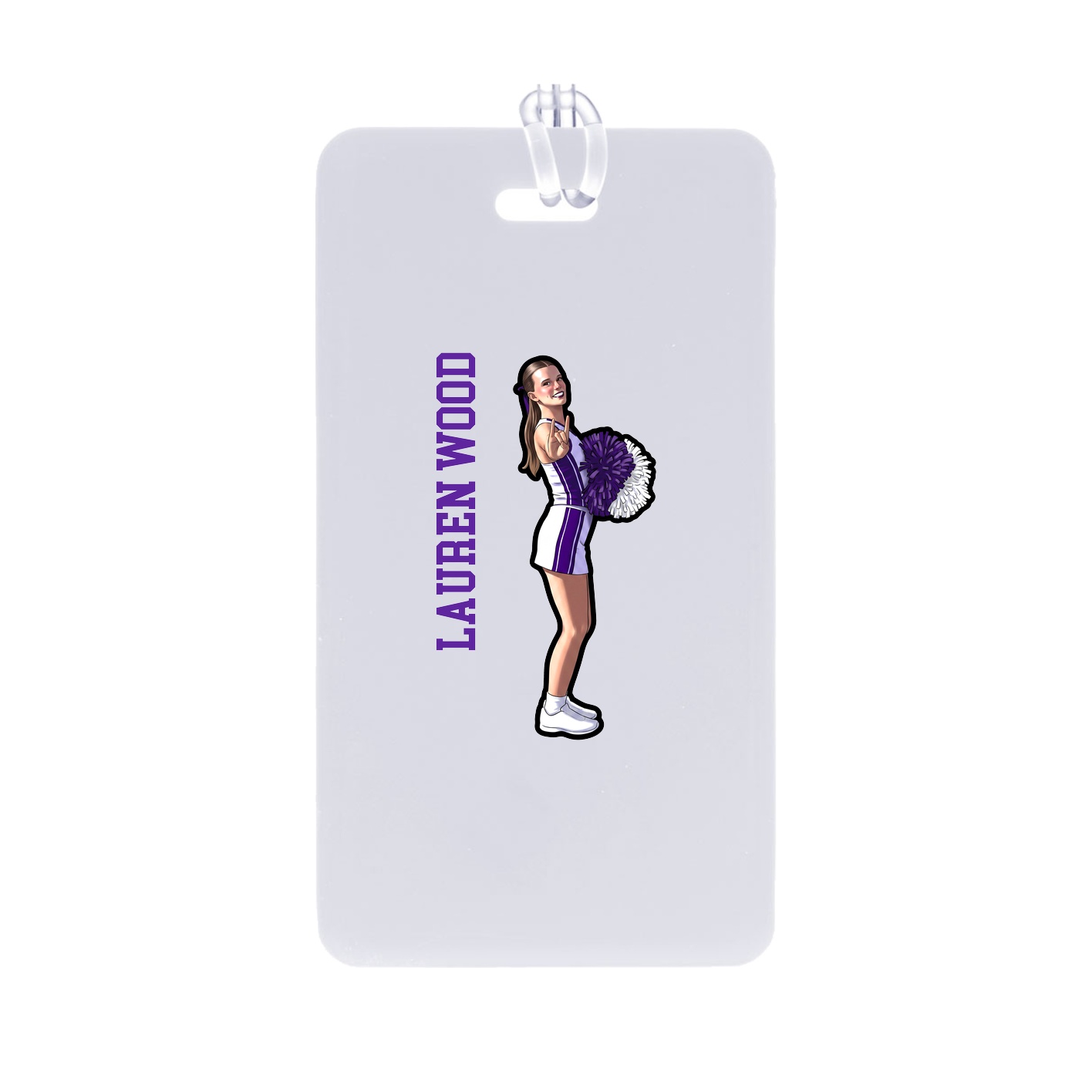 Bag Tag — Name Vertical in Classic