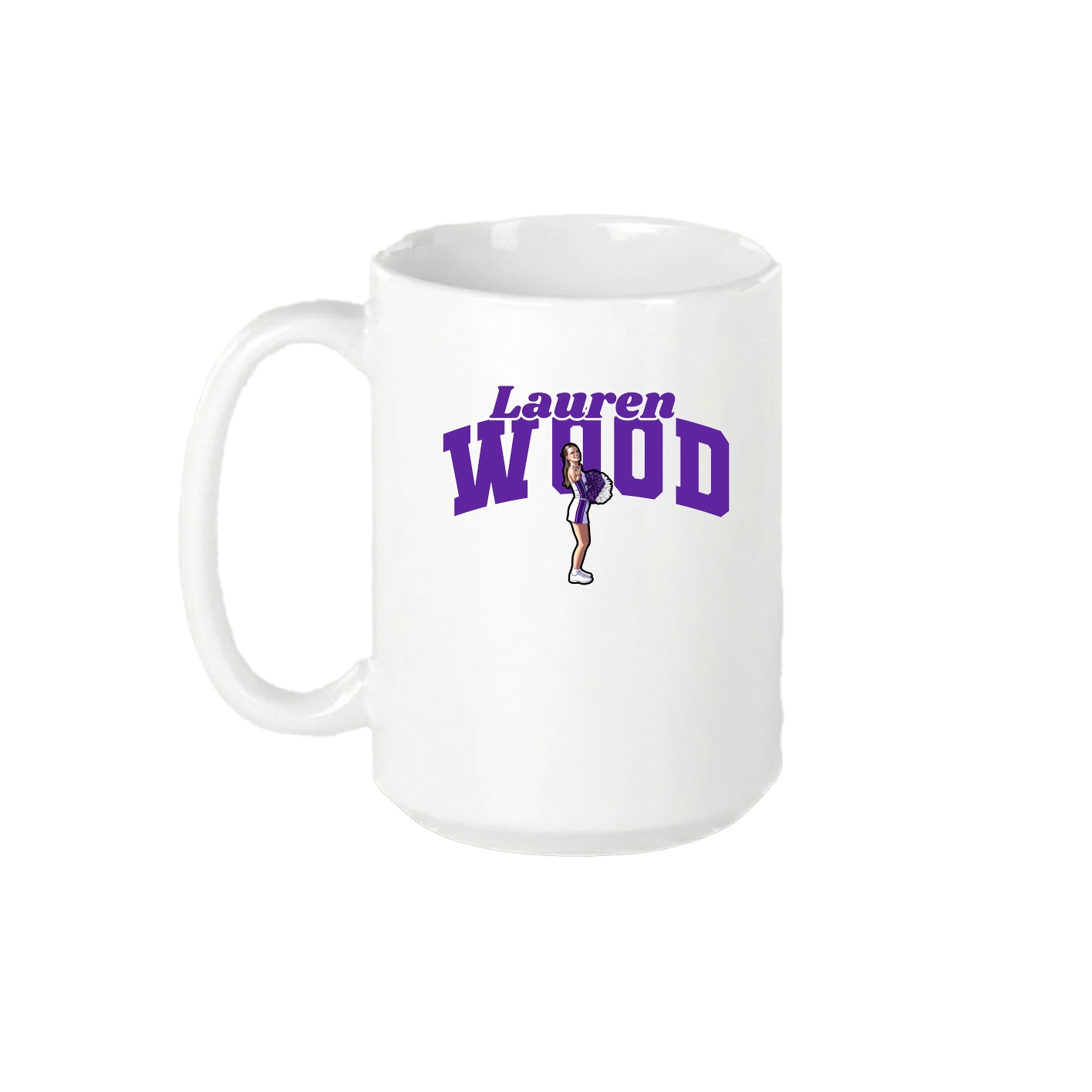 15oz Coffee Mug — Signature Arch in White