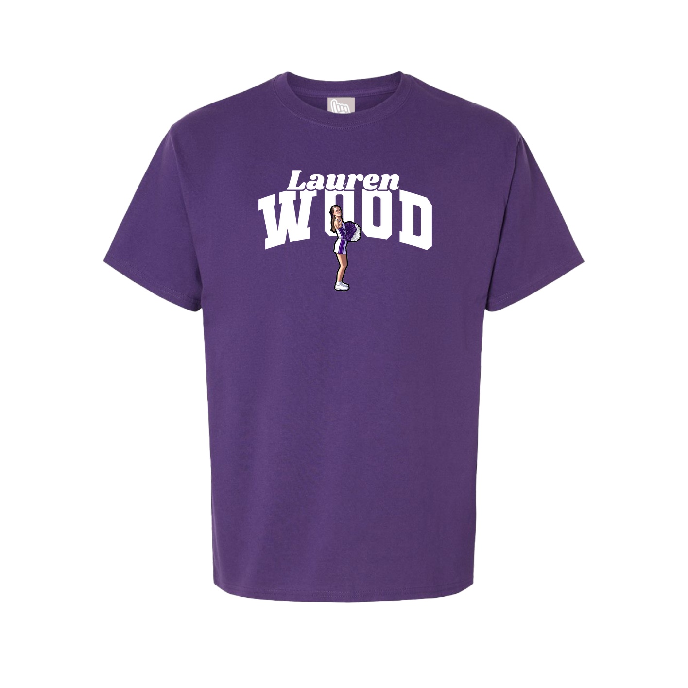 Youth Tee — Signature Arch in Purple
