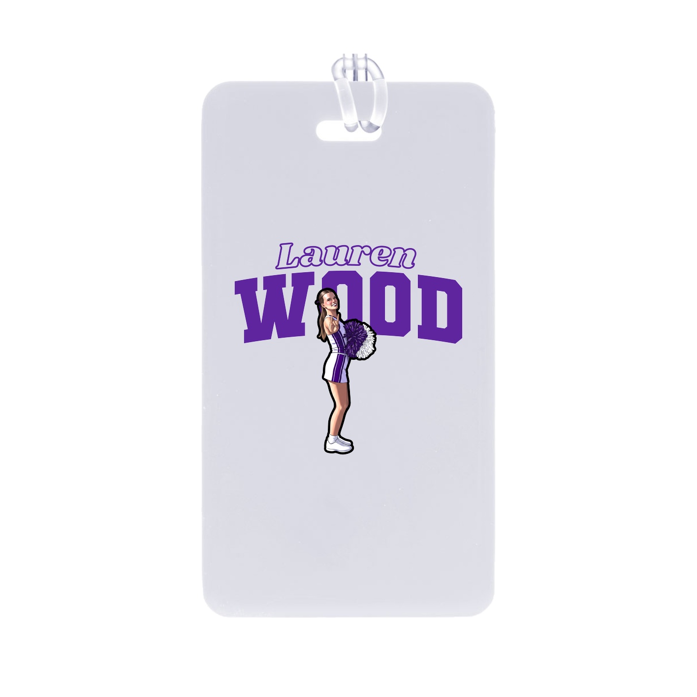 Bag Tag — Name Arch in Classic