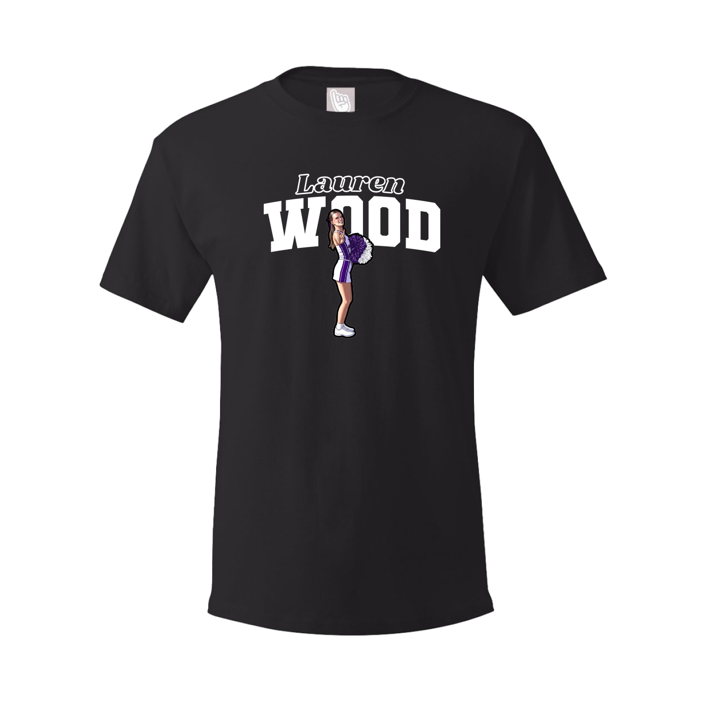Tee — Name Arch in Black