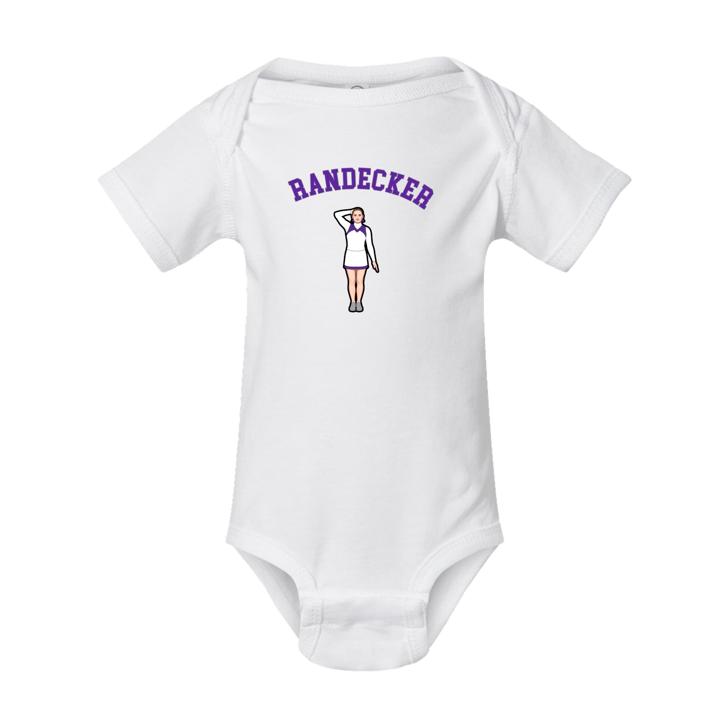 Baby Onesie — Shirsey Arch in White