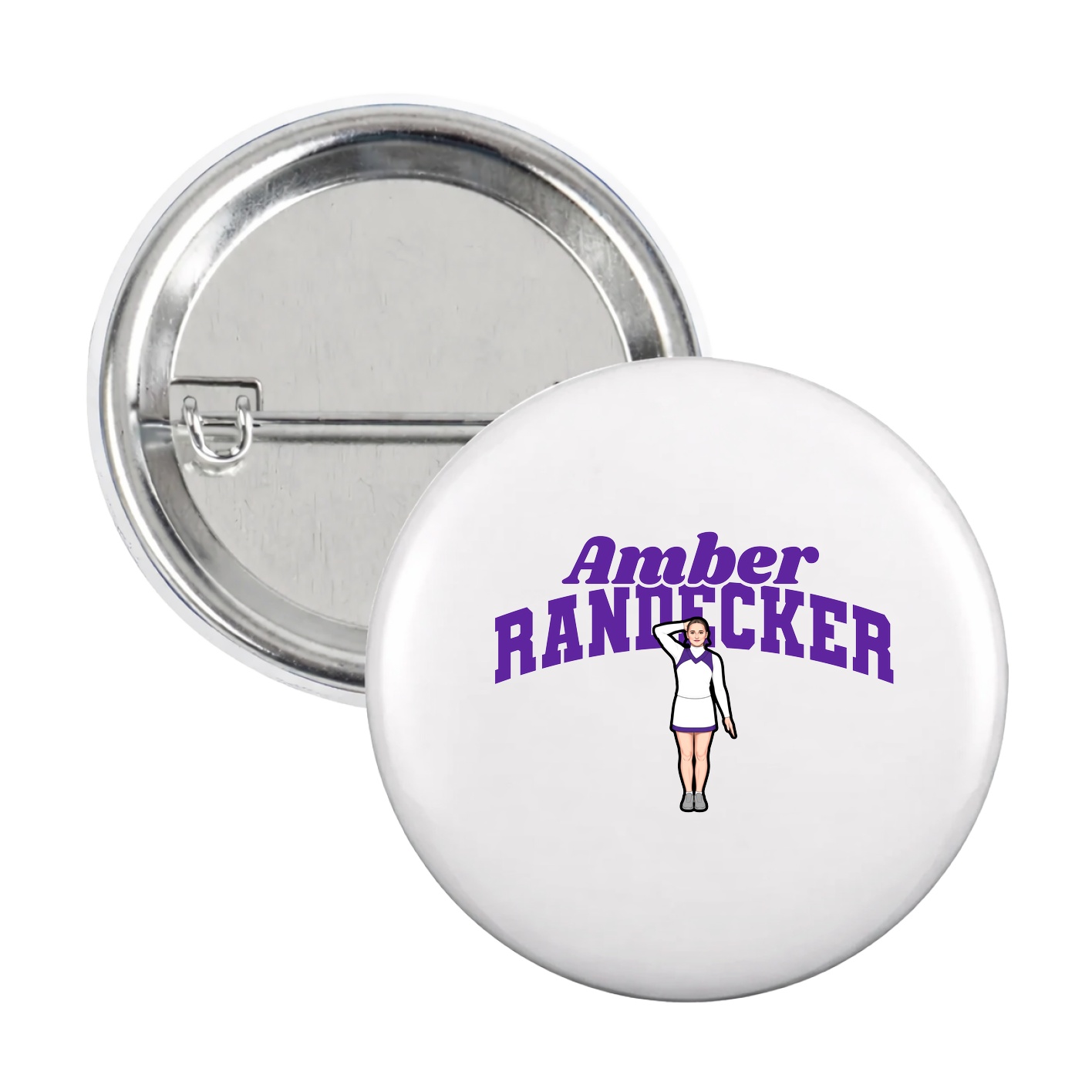 Game Day Button — Signature Arch in White